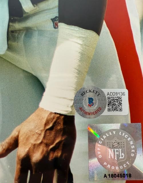 Rod Smith Autographed Denver Broncos 8x10 Photo BAS COA - Latitude Sports Marketing