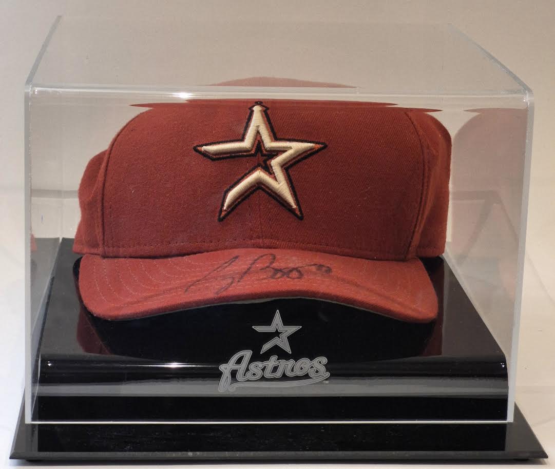 Craig Biggio Autographed Houston Astros New Era OnField Cap with Display Case - JSA COA