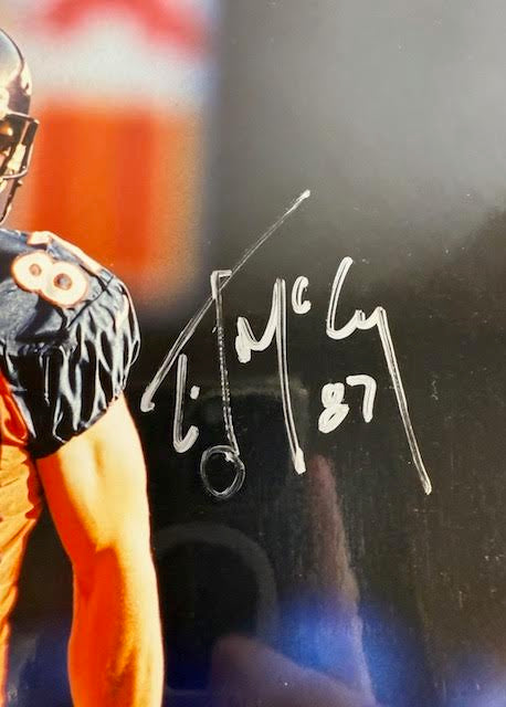 Ed McCaffrey Autographed Denver Broncos 8x10 Photo BAS COA - Latitude Sports Marketing