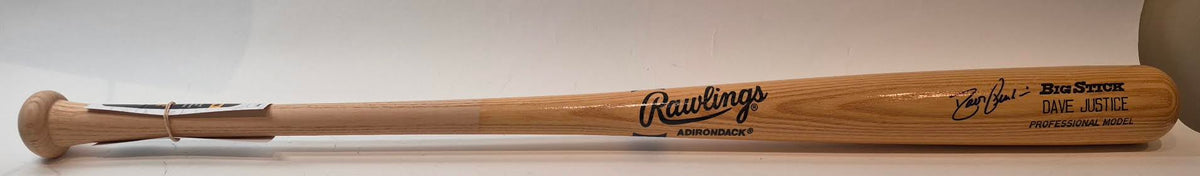 Dave Justice Autographed Rawlings Big Stick Pro Model Baseball Bat - JSA COA - Latitude Sports Marketing