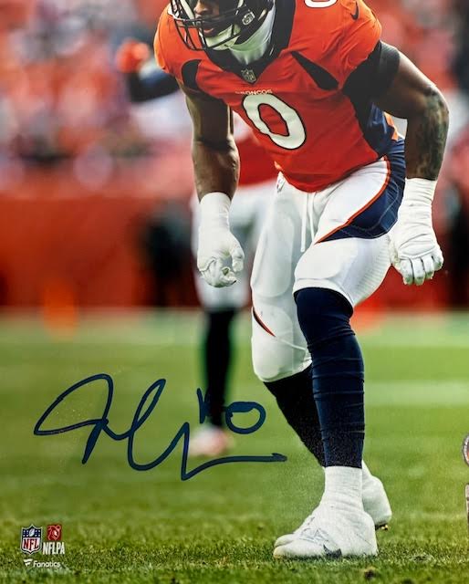 Jonathon Cooper Autographed Denver Broncos 8x10 Photo BAS COA