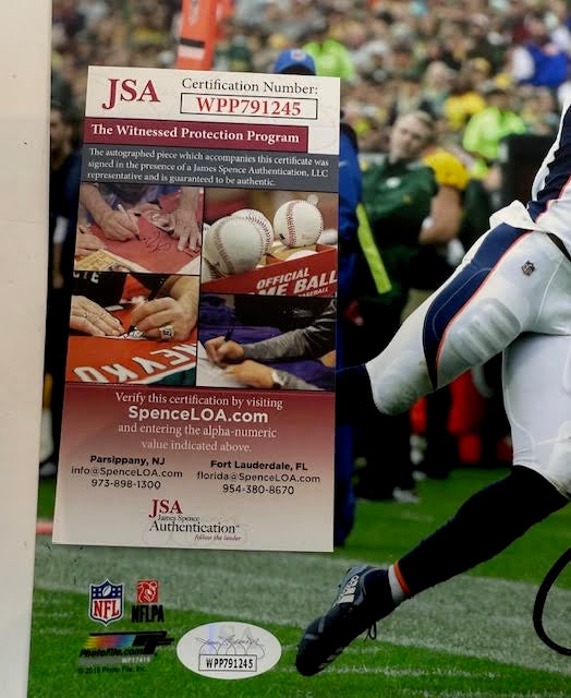 Courtland Sutton Autographed Denver Broncos 8x10 Photo JSA COA - Latitude Sports Marketing