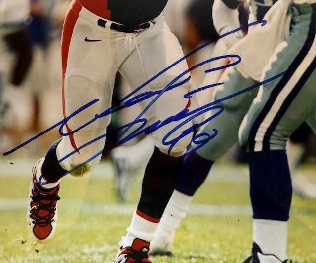 Neil Smith Autographed Denver Broncos 8x10 Photo BAS COA - Latitude Sports Marketing