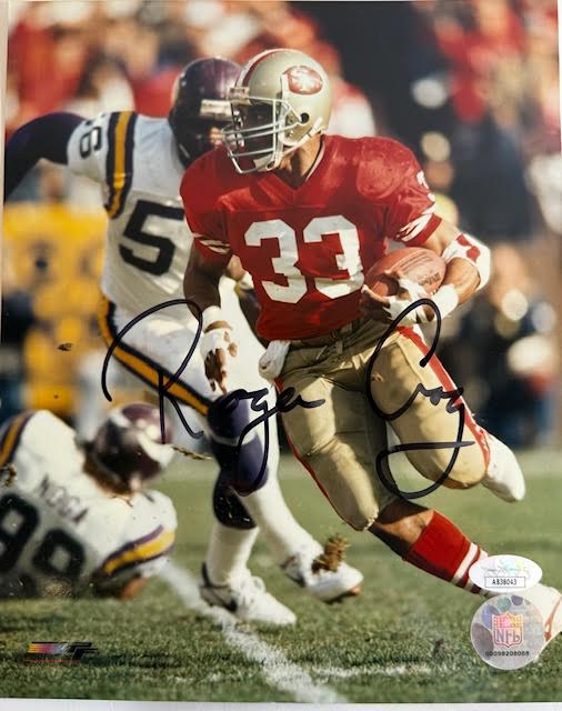 Roger Craig Autographed San Francisco 49ers Color 8x10 Action Photo - JSA COA - Latitude Sports Marketing