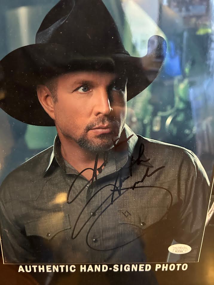 Autographed Garth Brooks Framed Photo Collage JSA COA - Latitude Sports Marketing