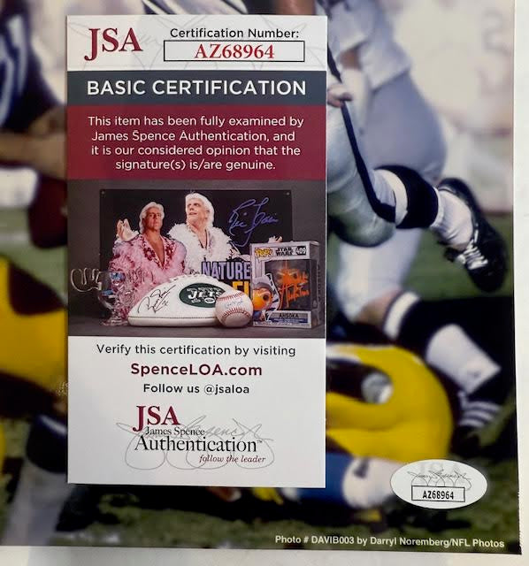 Ben Davidson Autographed Oakland Raiders 8x10 Photo JSA COA - Latitude Sports Marketing