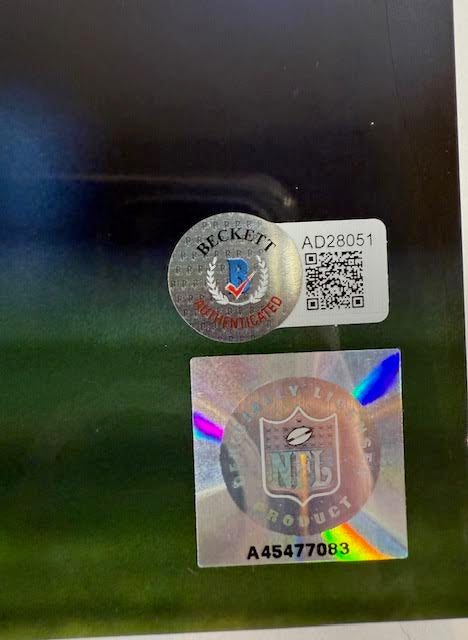 Ed McCaffrey Autographed Denver Broncos 8x10 Photo BAS COA - Latitude Sports Marketing