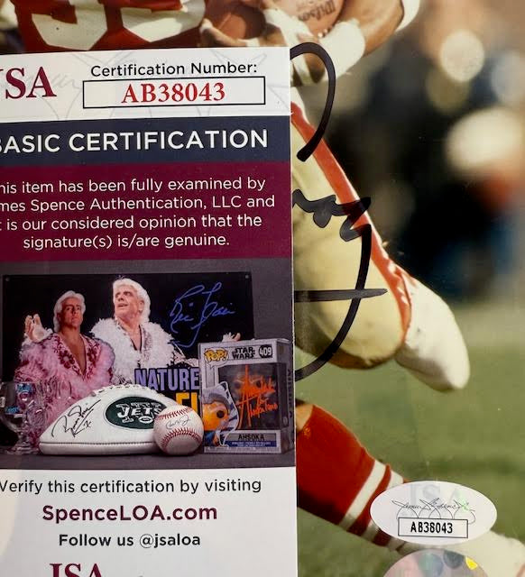 Roger Craig Autographed San Francisco 49ers Color 8x10 Action Photo - JSA COA - Latitude Sports Marketing