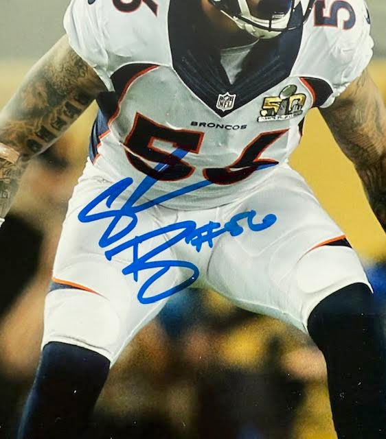 Shane Ray Autographed Denver Broncos 8x10 Photo JSA COA - Latitude Sports Marketing