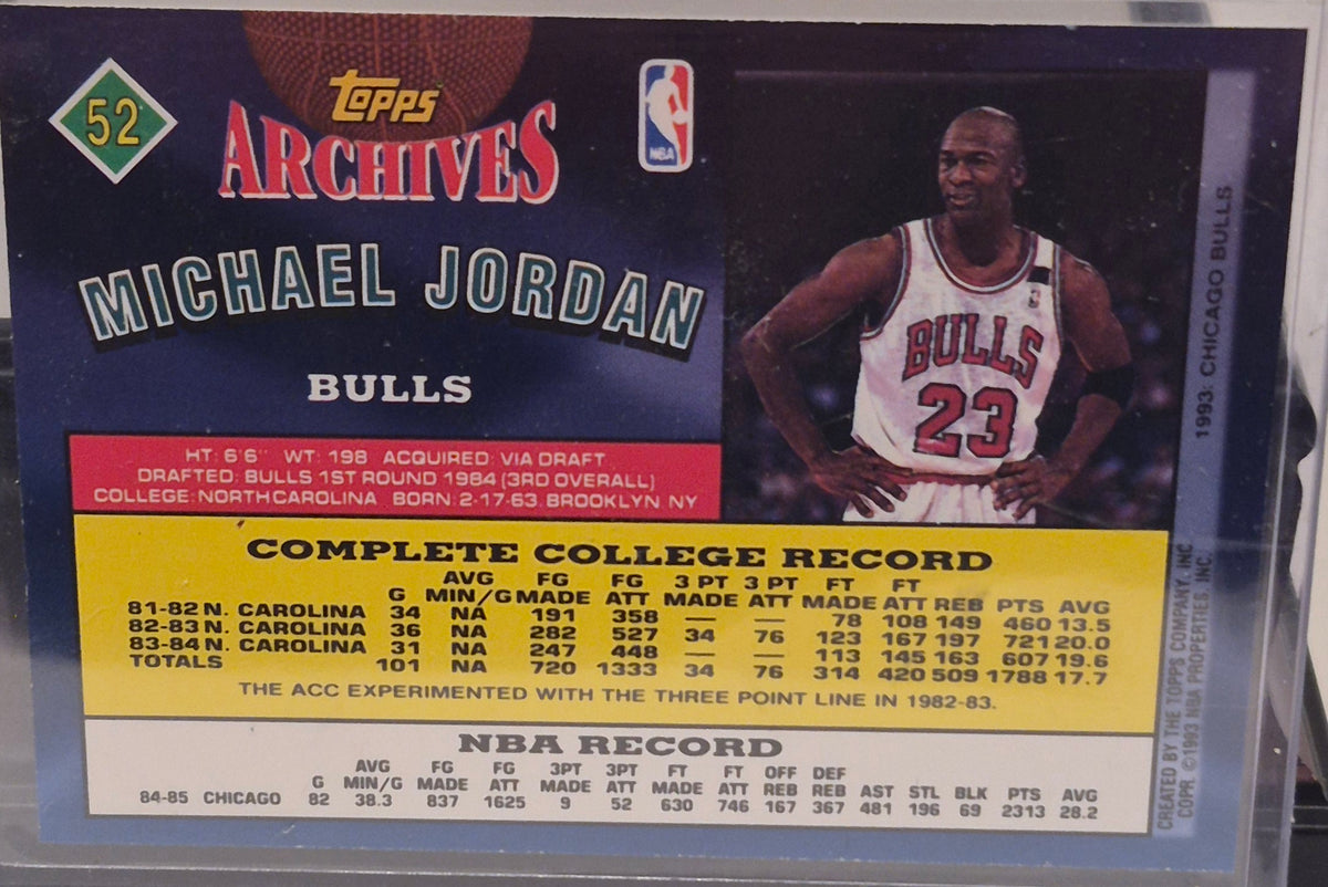 Michael Jordan 1993 Topps Basketball Card | Chicago Bulls