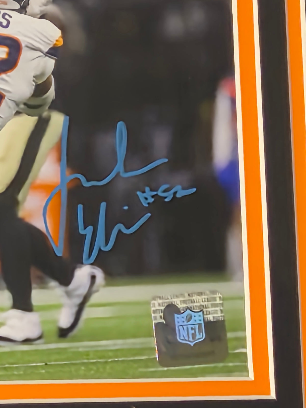 Jonah Elliss Autographed Photo 16x18 Denver Broncos - Beckett Authenticated