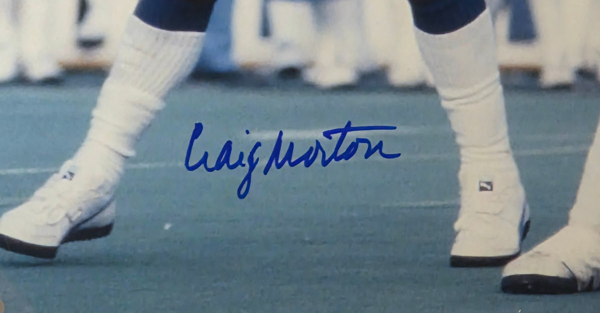 Craig Morton Autographed 16x20 Framed Photo - JSA Authenticated