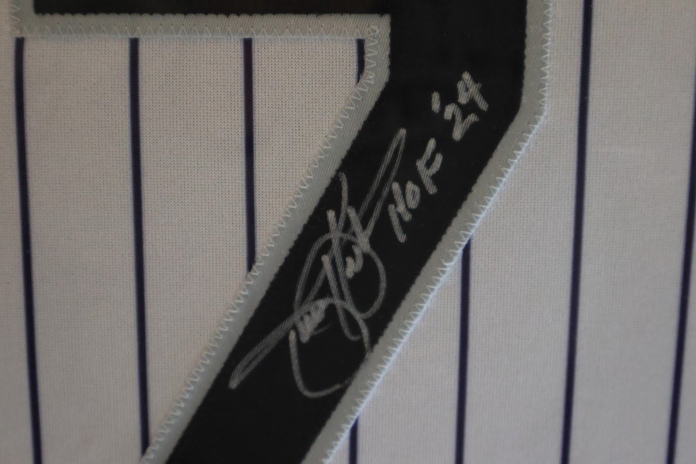 Todd Helton Autographed Jersey Inscribed HOF '24 Framed Lighted Shadowbox Tri-Star