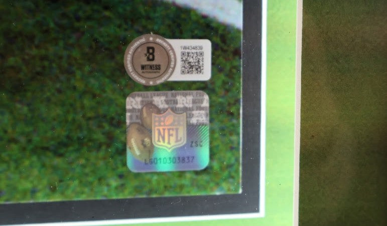 John Elway Autographed Super Bowl XXXII 16x20 Photo Lighted Shadowbox Beckett (COA)