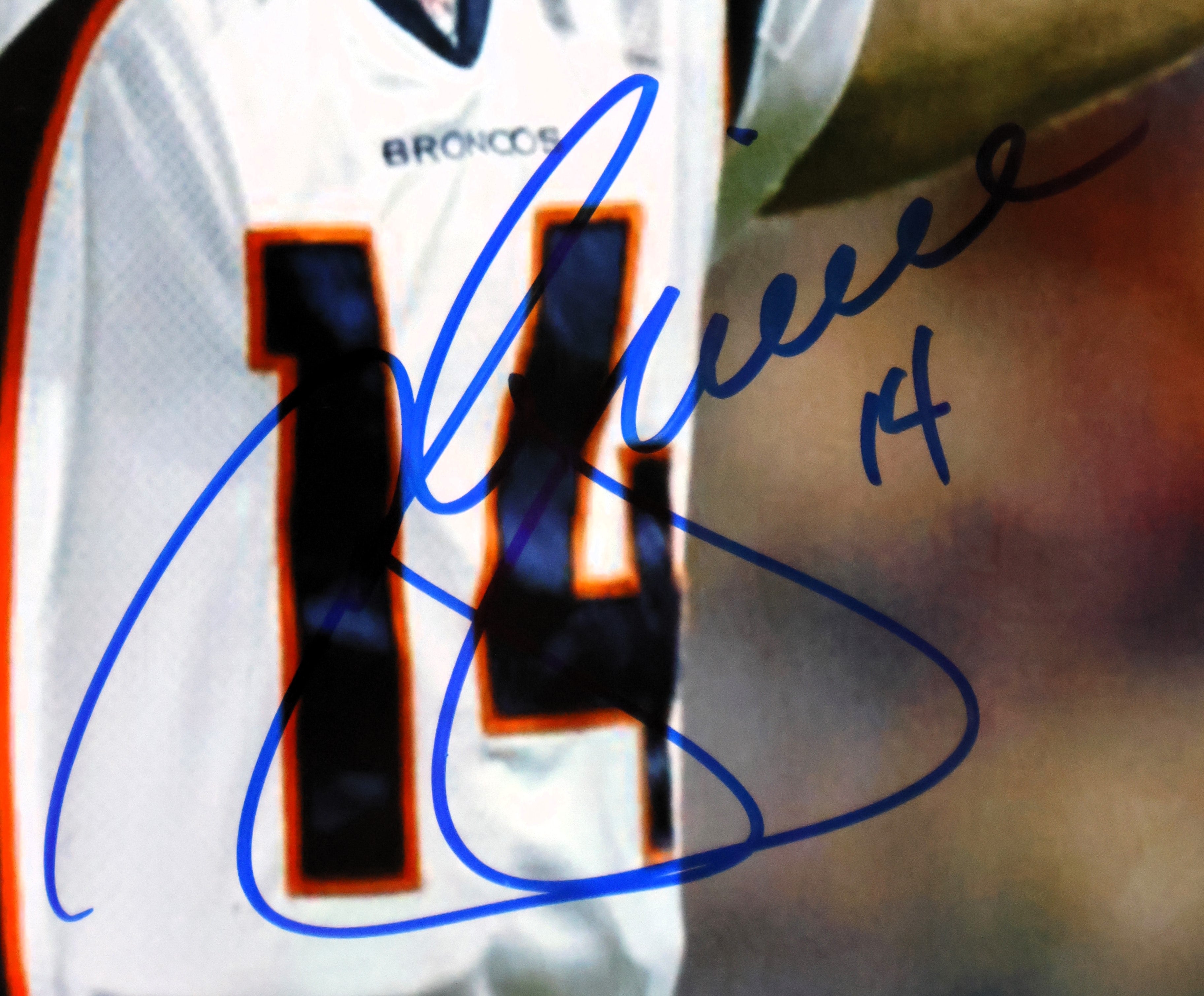 Brian Griese Denver Broncos Autographed 8x10 Photograph (James Spence COA)