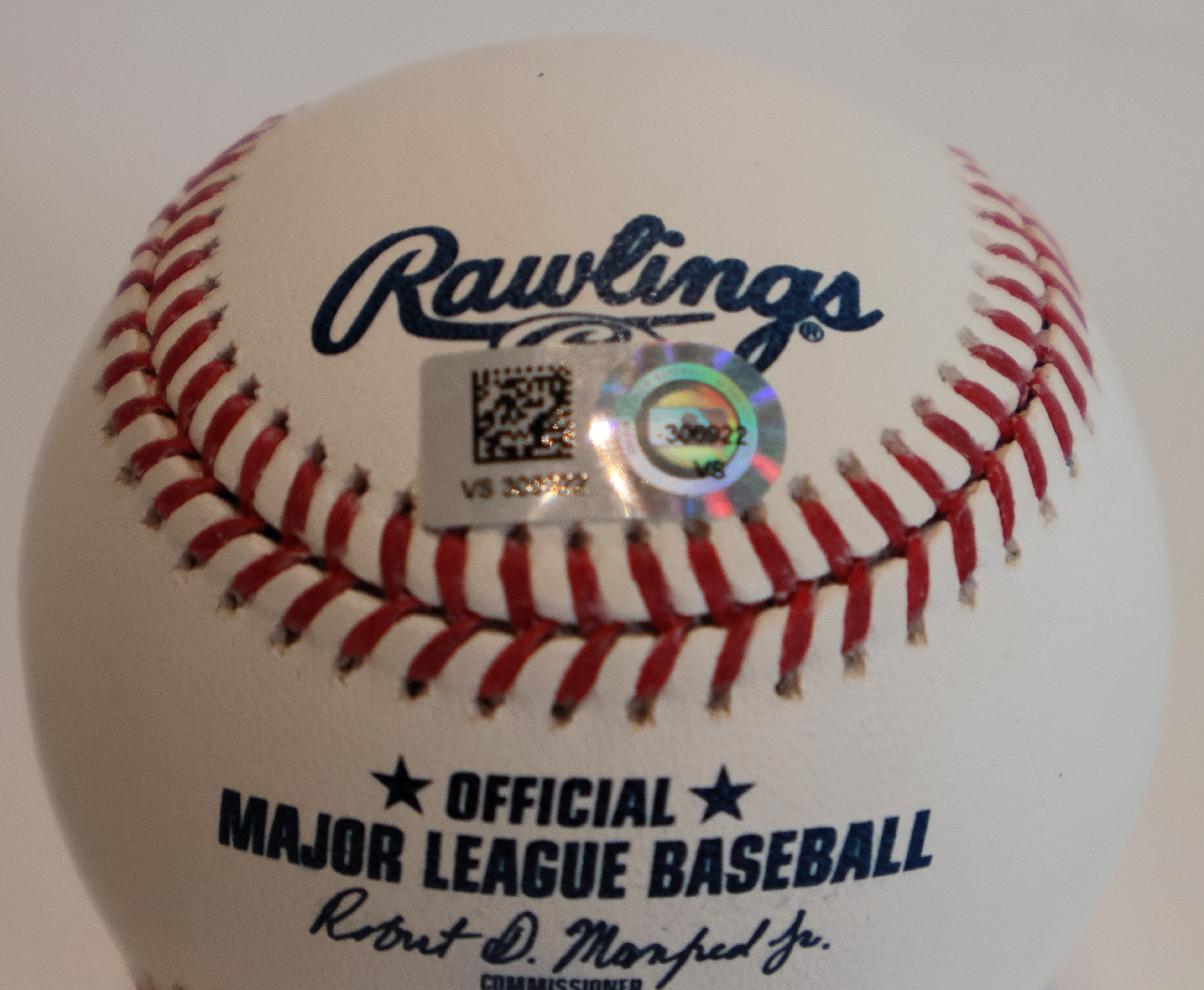 David Dahl Autographed Baseball (MLB COA)