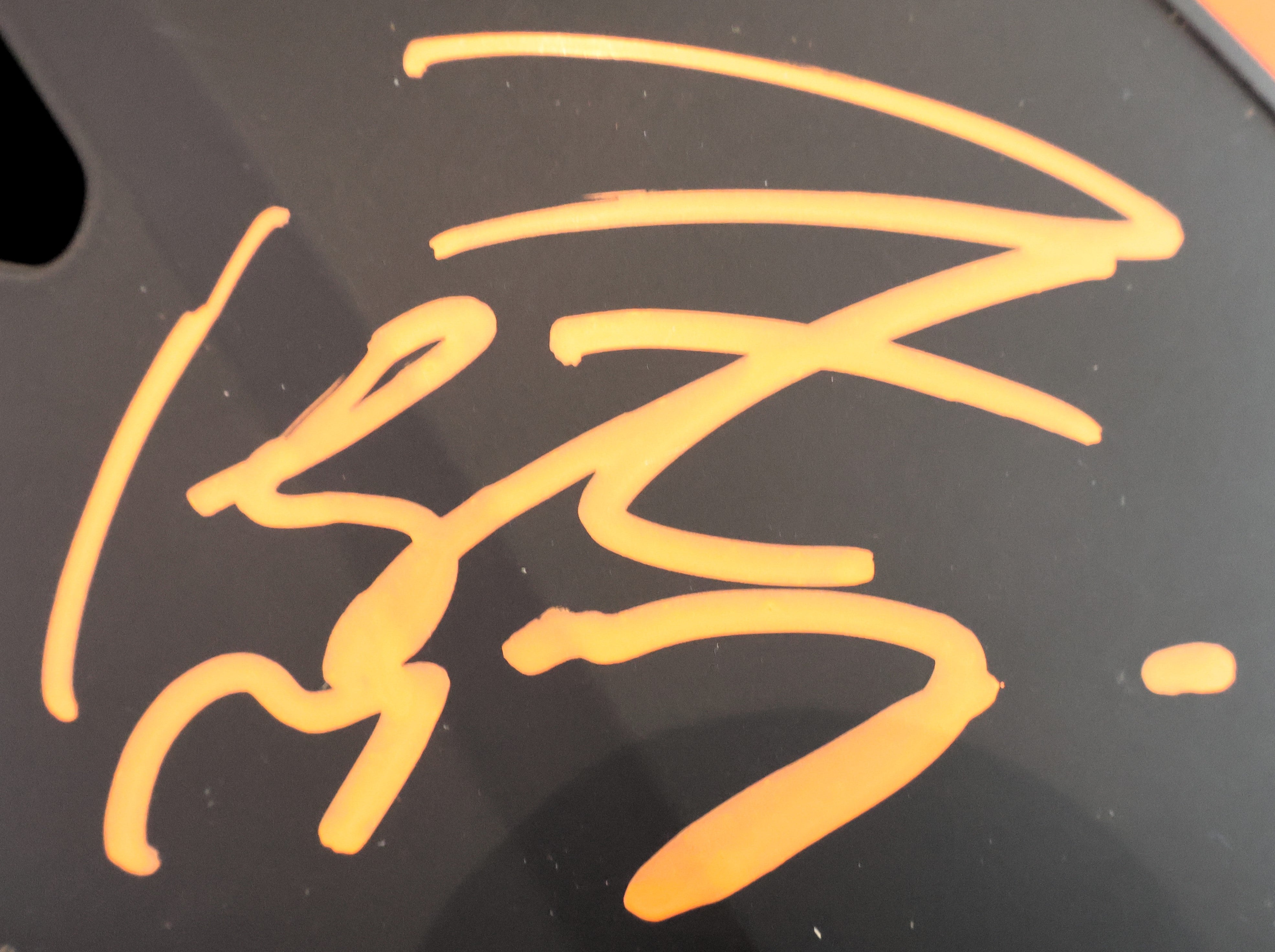 Peyton Manning Broncos Eclipse Replica Speed Helmet Fanatics COA