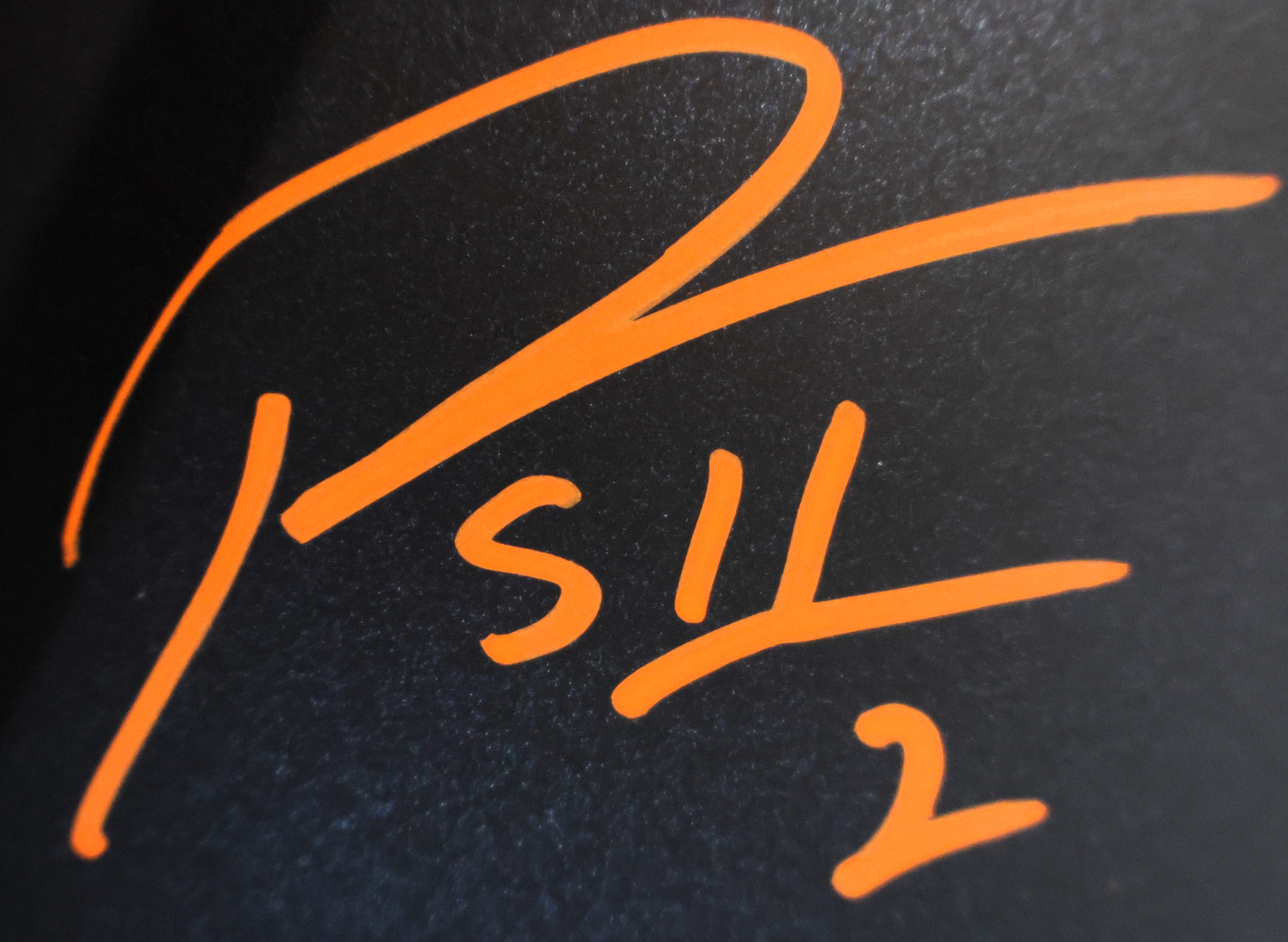 Bo Nix and Patrick Surtain II Broncos Navy Replica Helmet Beckett COA