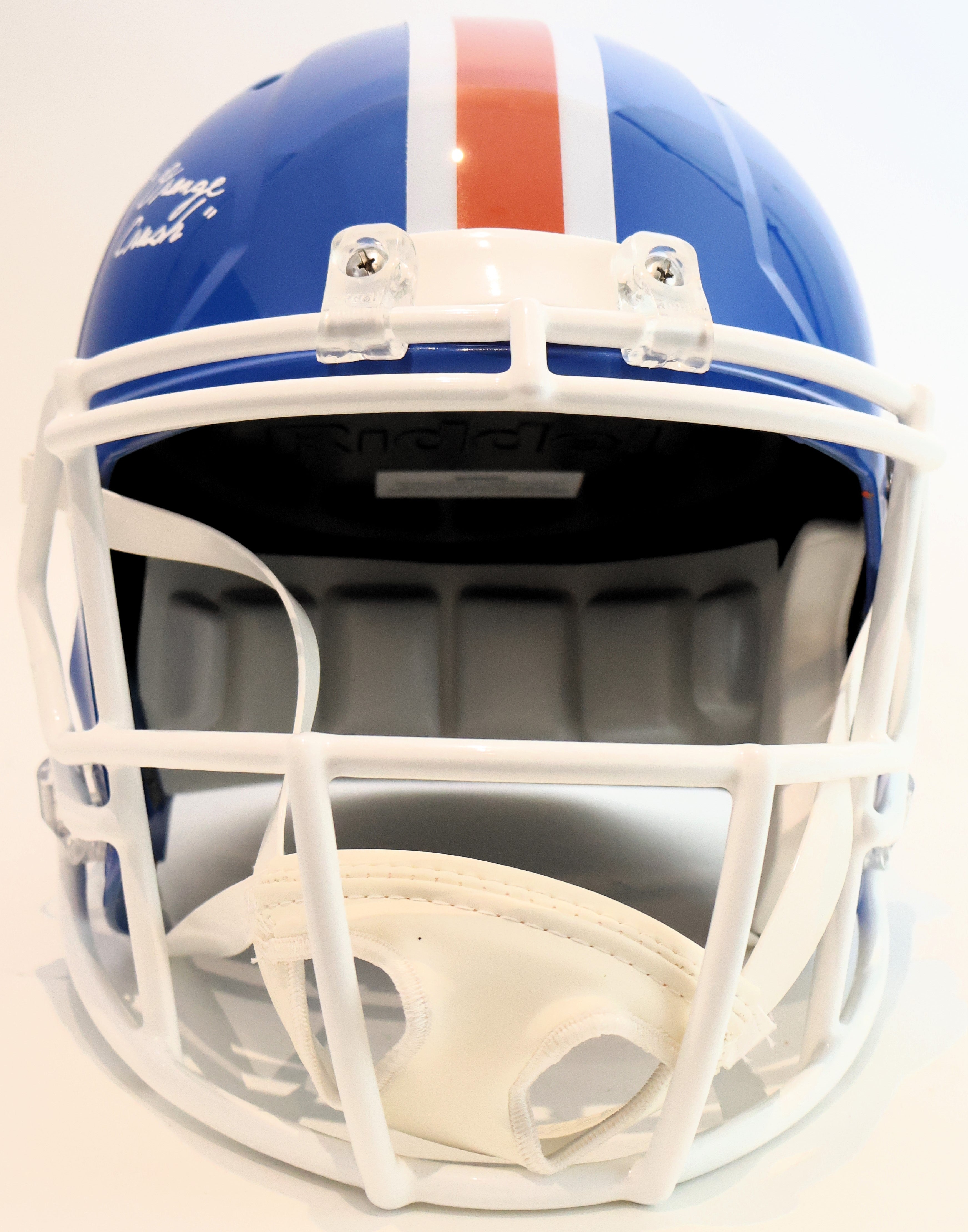 Randy Gradishar Replica Speed Helmet Inscribed "7x Pro Bowl", "DPOY '78", "HOF '24", and "Orange Crush" Beckett COA