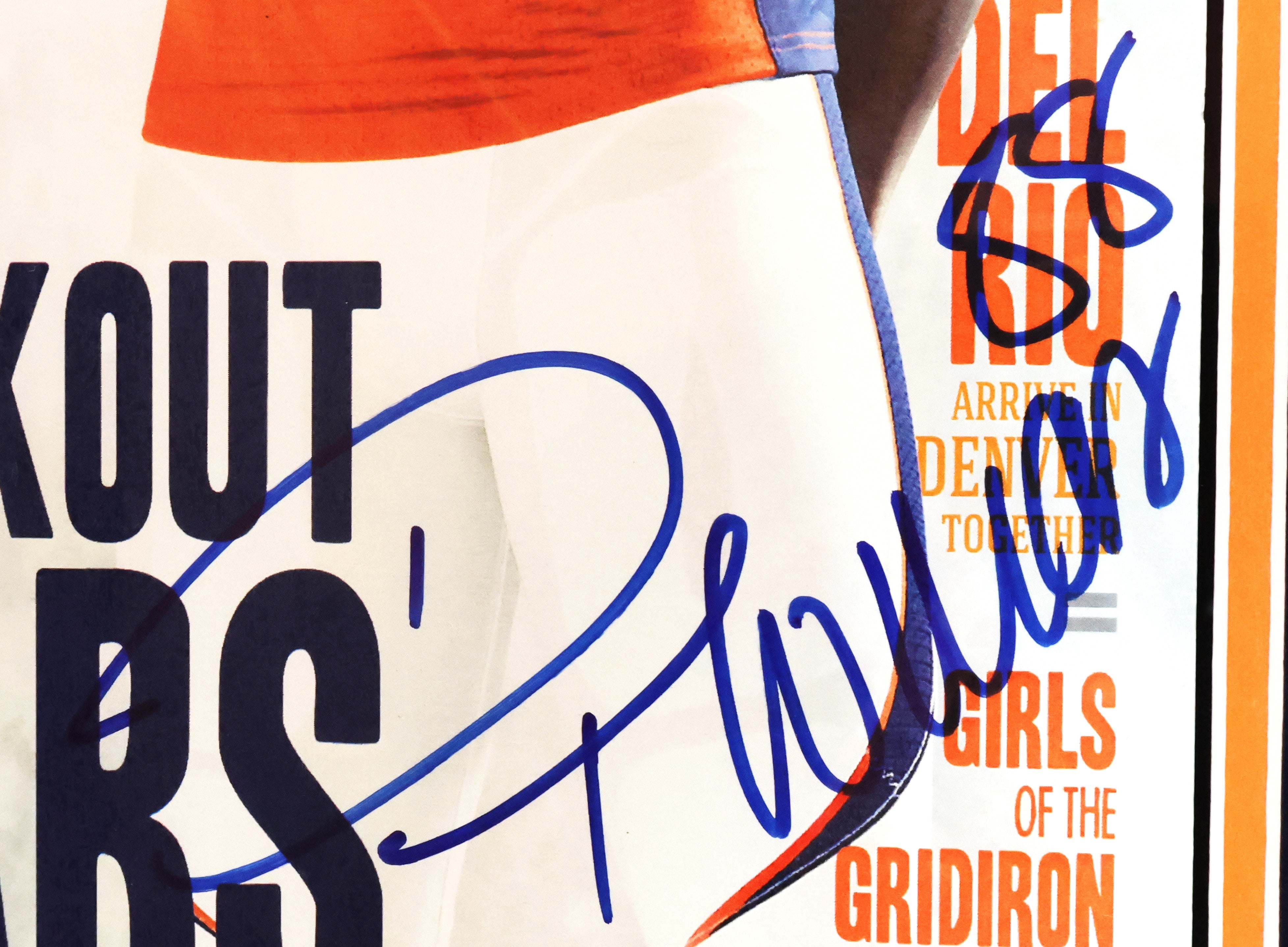 Mile High Sports Broncos Review Enlarged Cover Photo - Eric Decker/Demaryius Thomas Dual Autographed