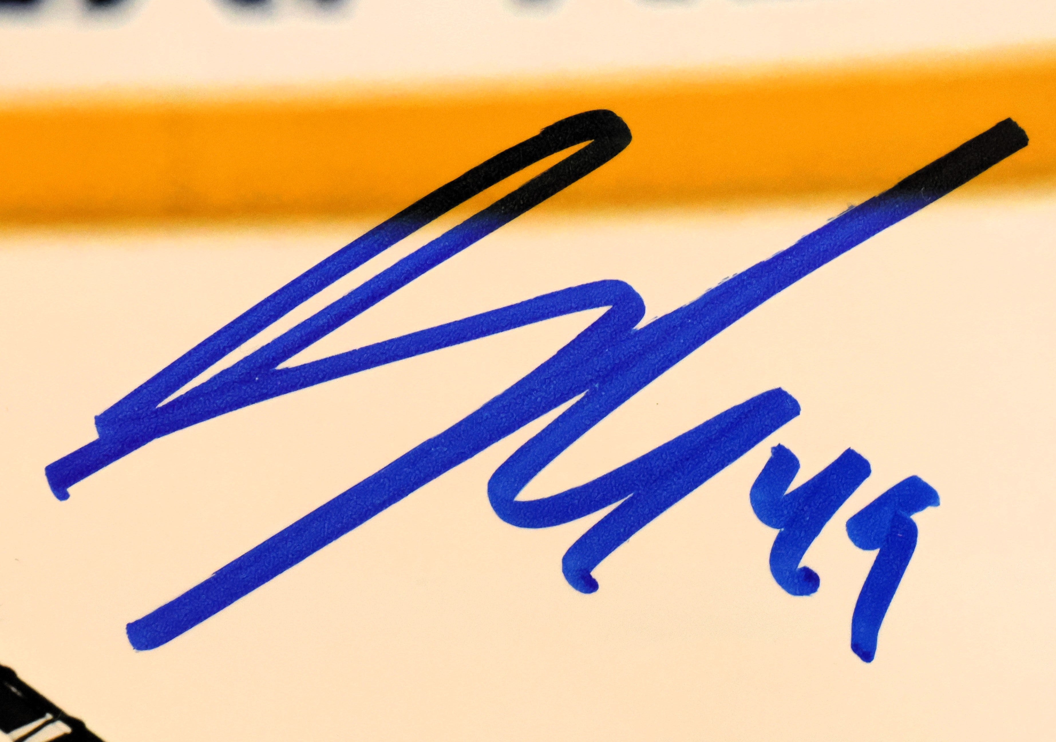 Samuel Girard Autographed Action 8x10 Photo White Uniform LSM COA