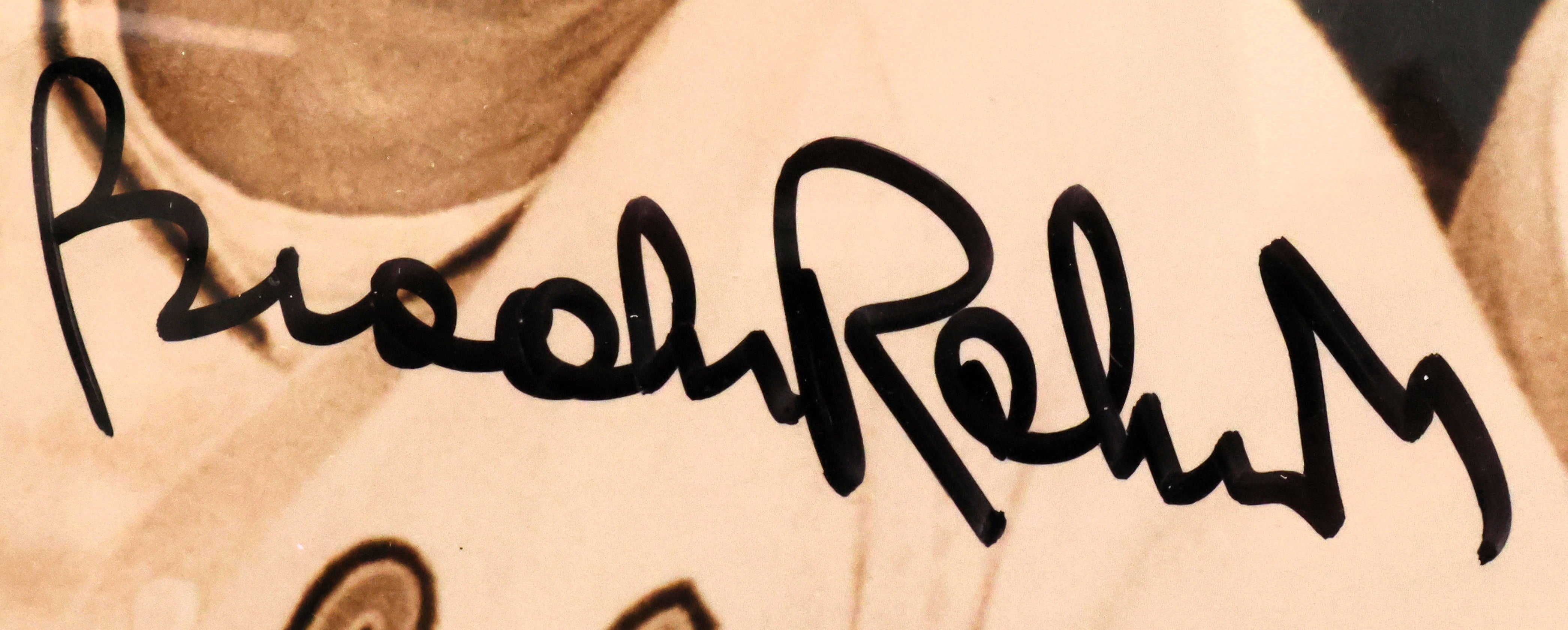 Brooks Robinson and Frank Robinson Autographed Hall of Fame 8x10 Photo with Plaque JSA COA