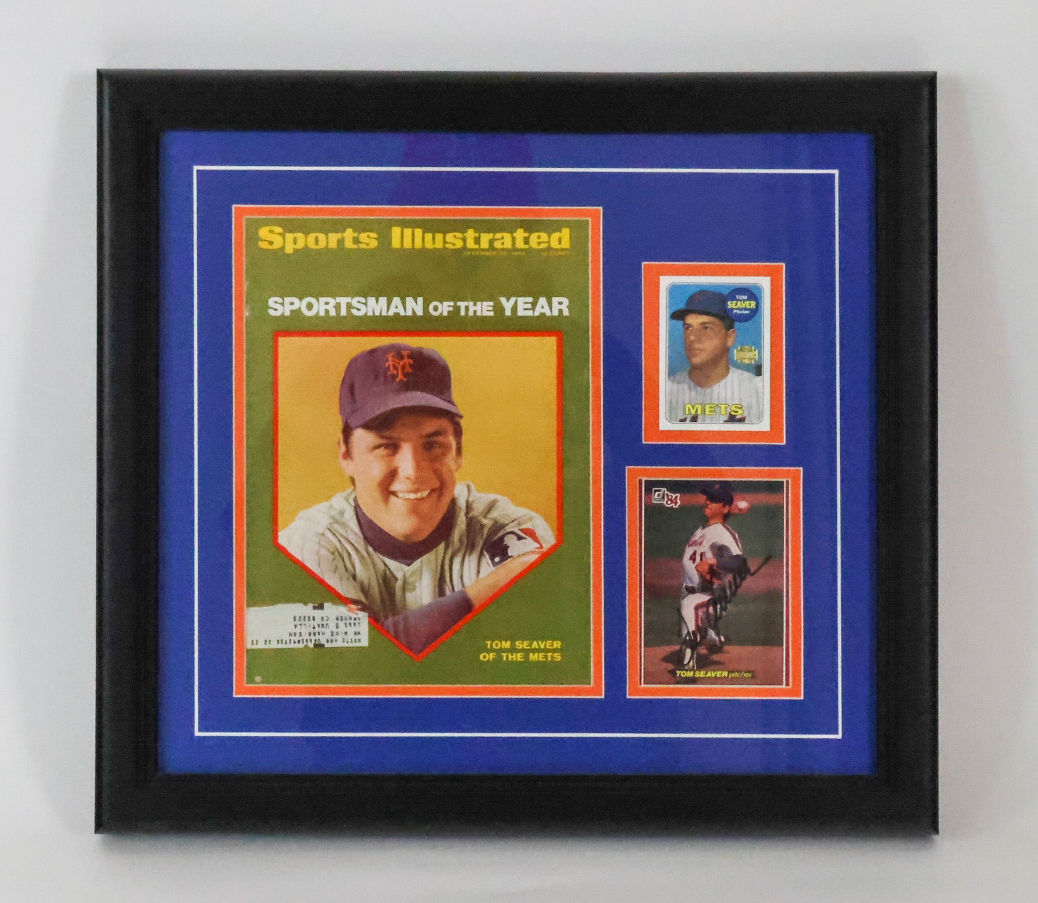 Tom Seaver New York Mets Autographed 8"x10" Framed Photo - Latitude Sports Marketing