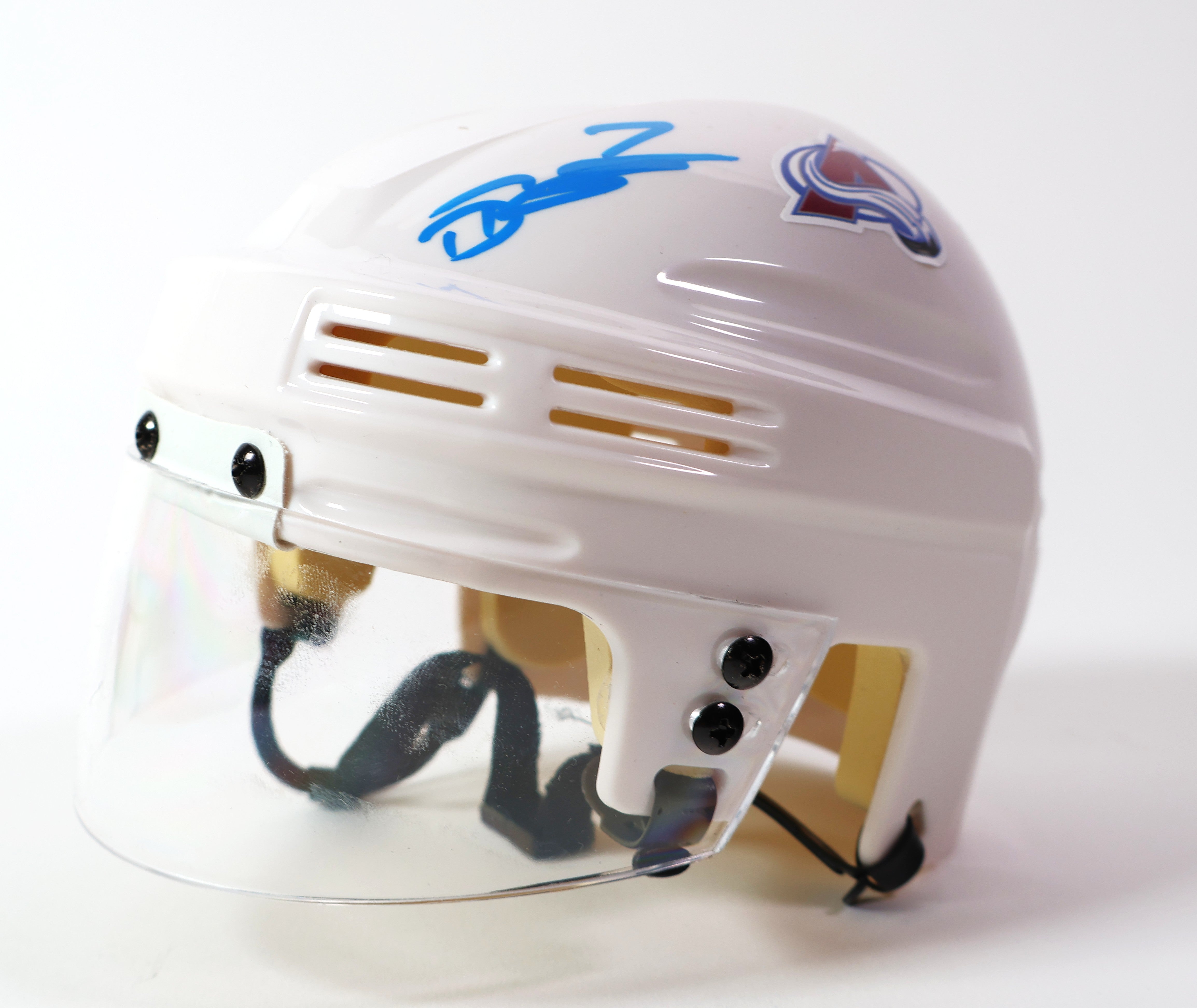 Devon Toews Autographed Colorado Avalanche Mini Helmet