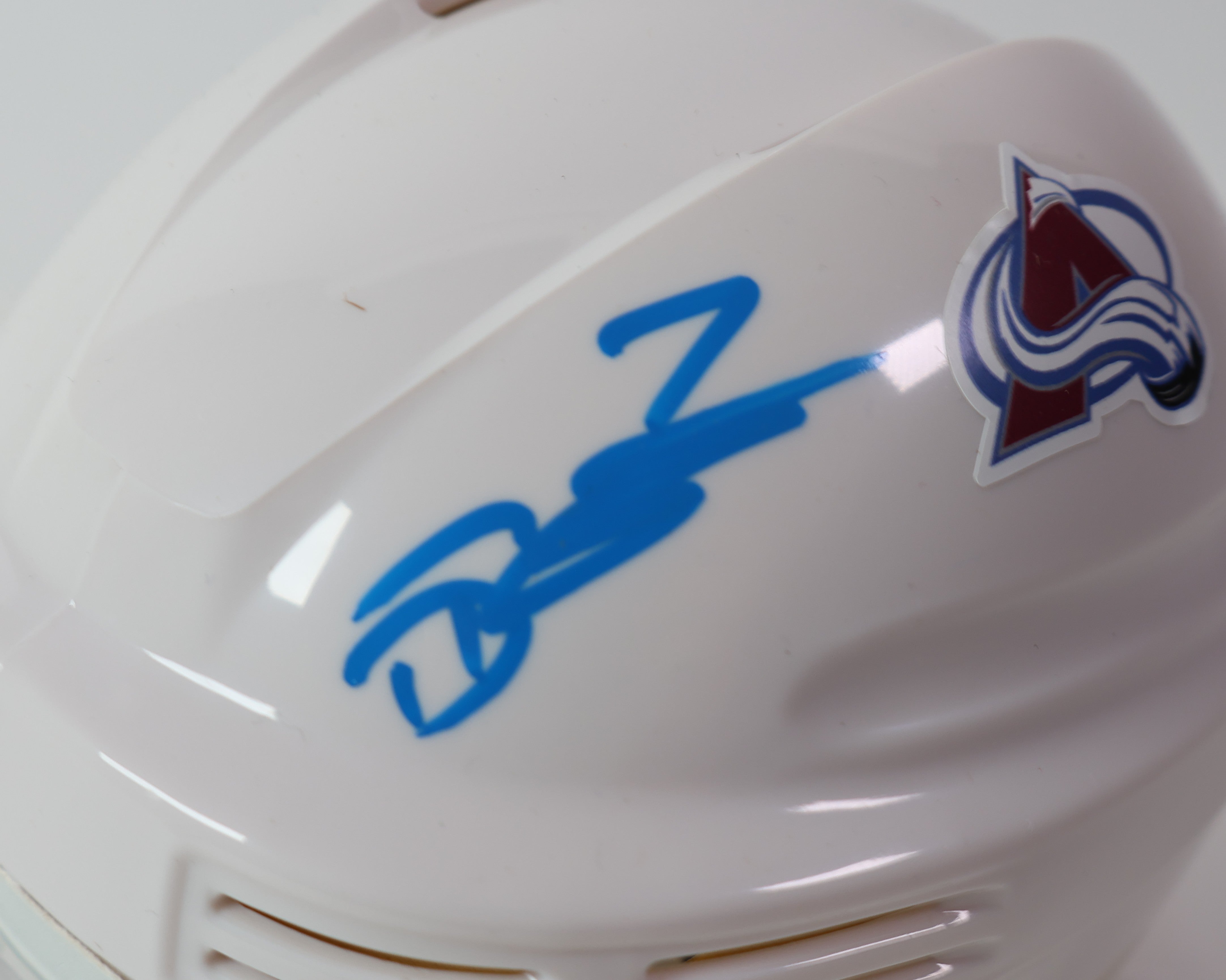 Devon Toews Autographed Colorado Avalanche Mini Helmet