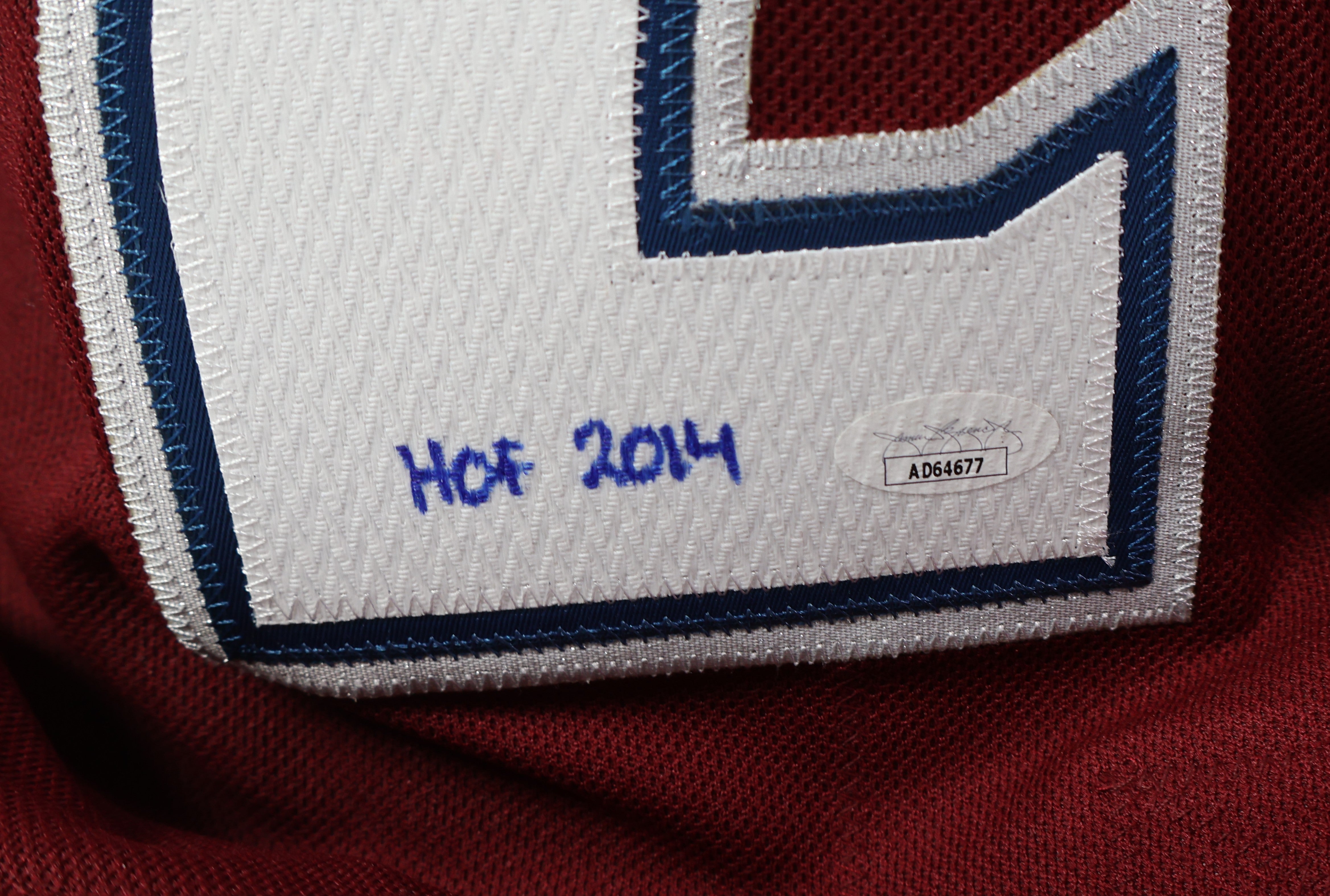 Peter Forsberg Autographed/Inscribed "HOF 2014" Adidas Avalanche JSA COA