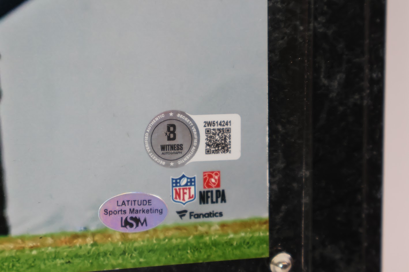 Nik Bonnito Autographed 8x10 Navy Jersey Photo with Plaque Beckett COA