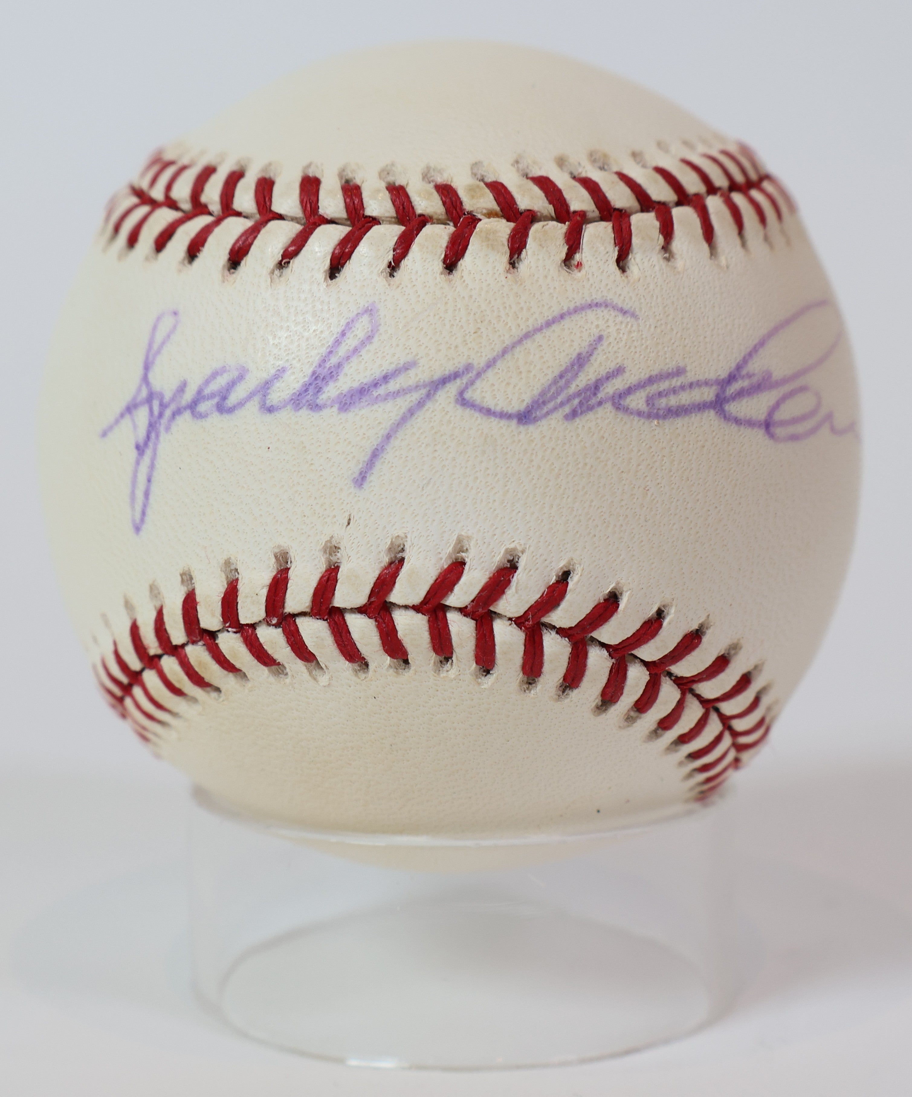 Sparky Anderson Autographed Official Major League Baseball JSA COA - Latitude Sports Marketing
