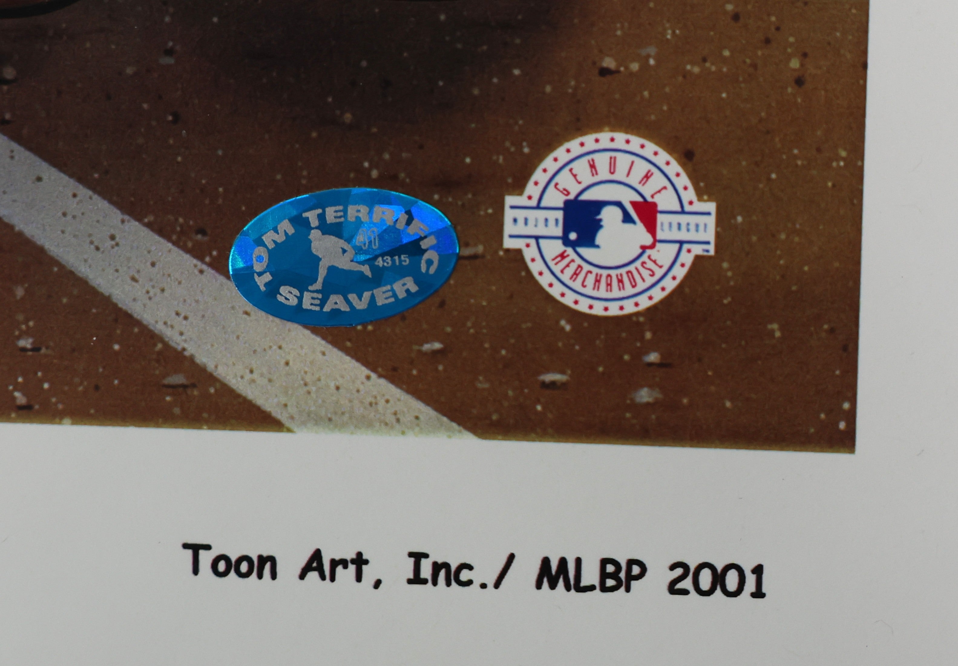 Tom Seaver Autographed/Inscribed "The Fanchise" Popeye/Mets Print JSA COA