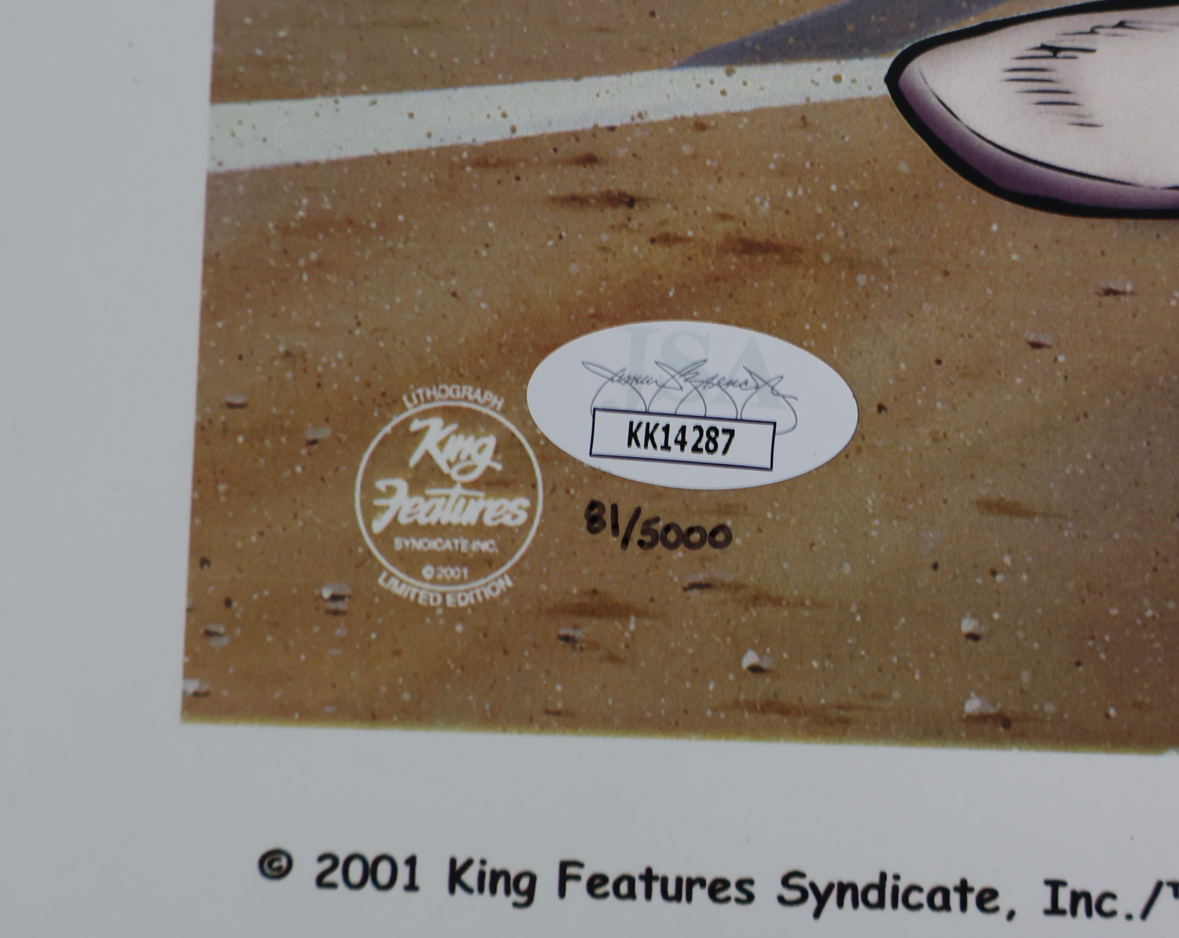 Tom Seaver Autographed/Inscribed "The Fanchise" Popeye/Mets Print JSA COA