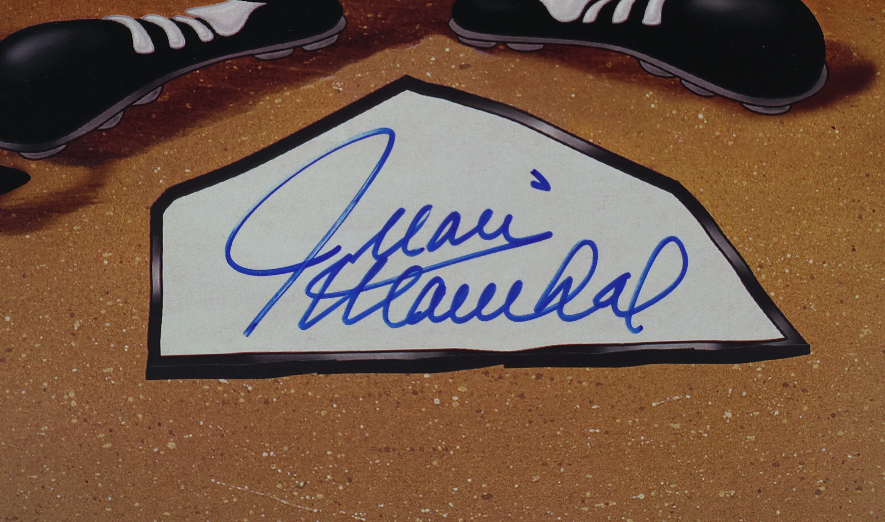 Juan Marichal Autographed San Francisco Giants Looney Tunes Print JSA COA