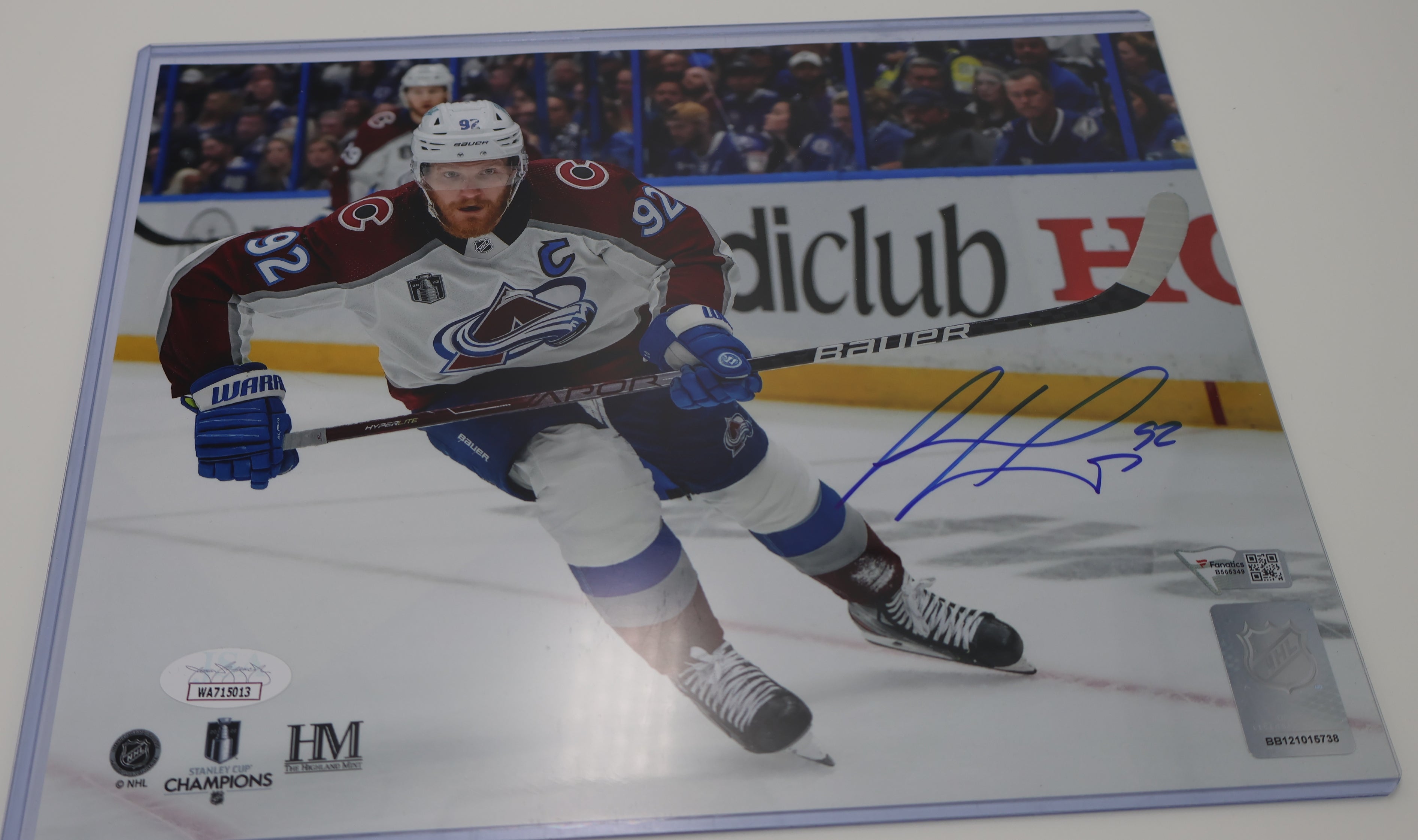 Gabriel Landeskog Colorado Avalanche Autographed 8"x10" Photo