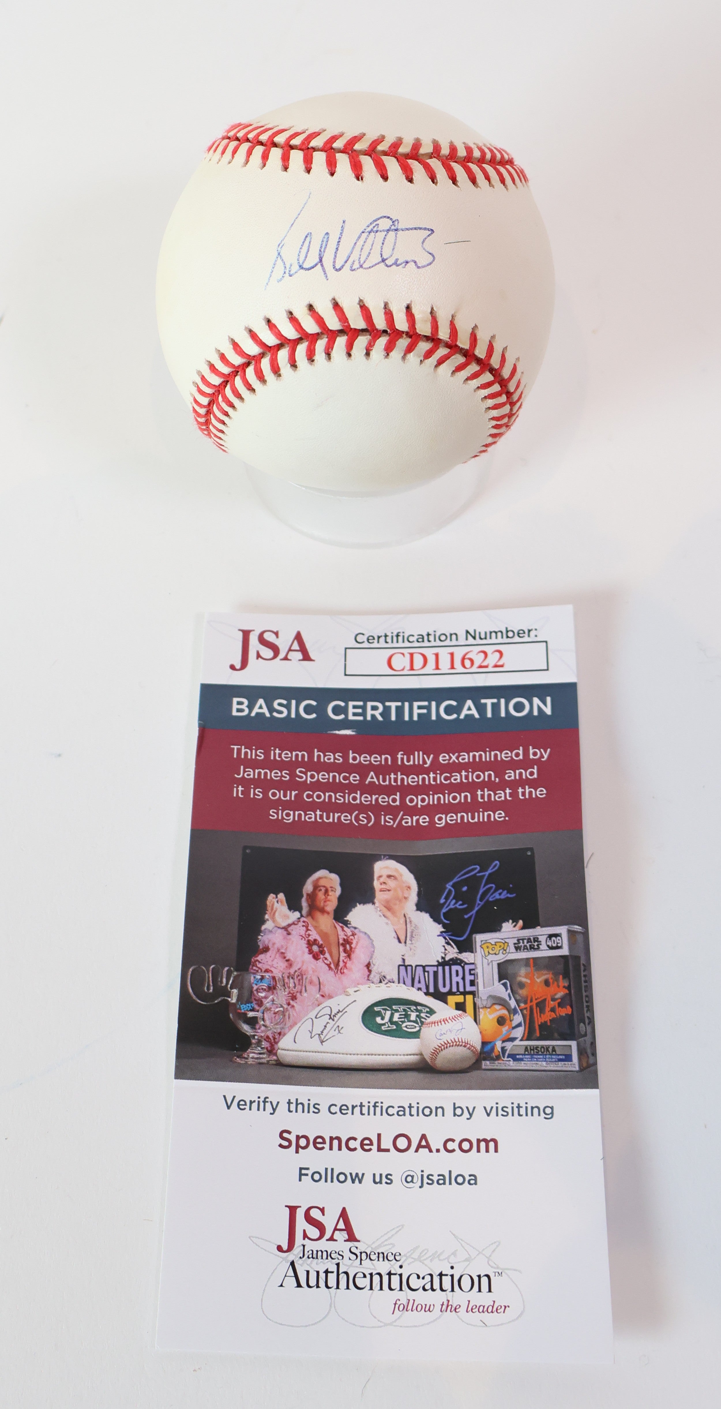 Bobby Valentine Autographed Official National League Baseball JSA COA