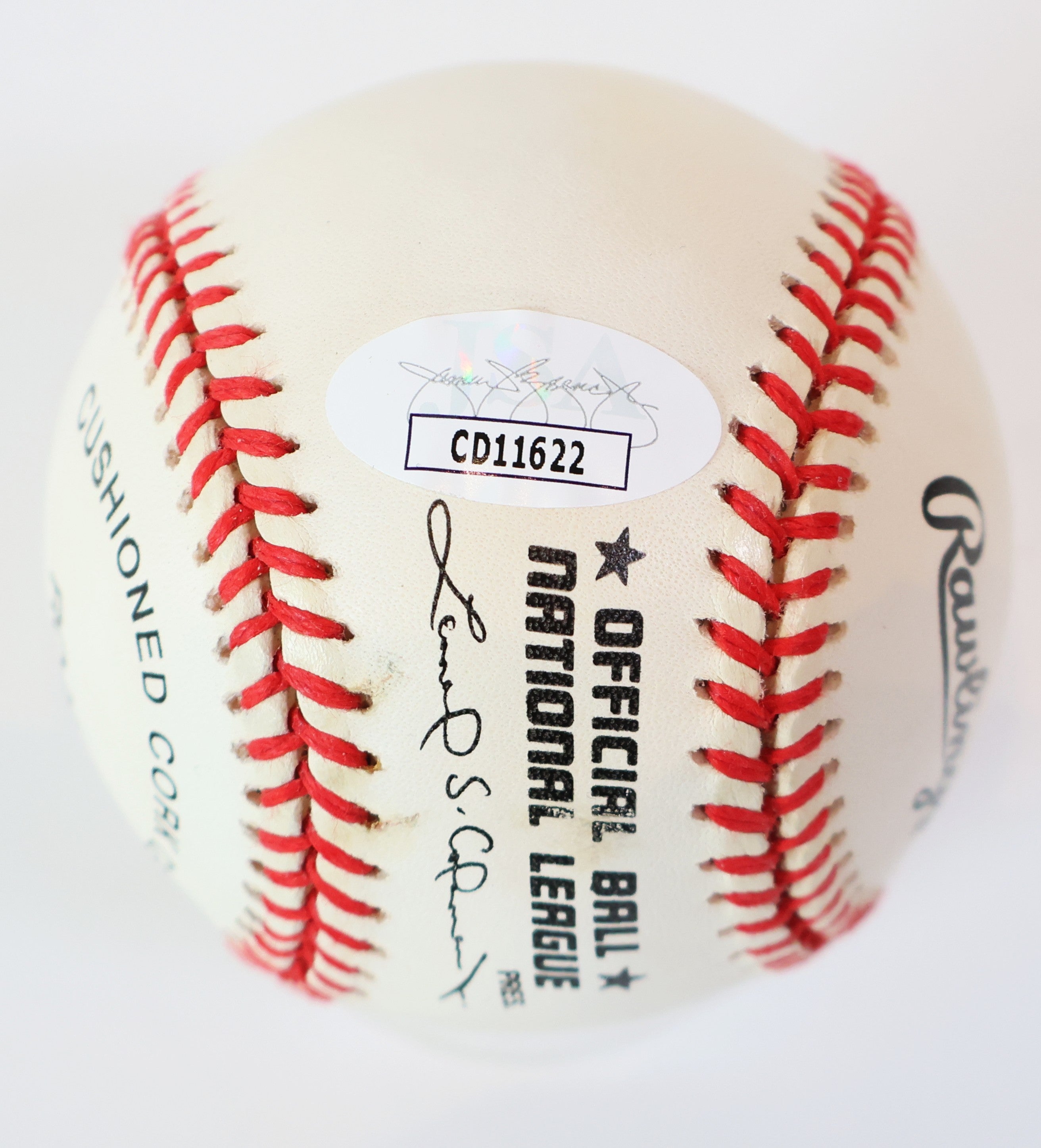 Bobby Valentine Autographed Official National League Baseball JSA COA