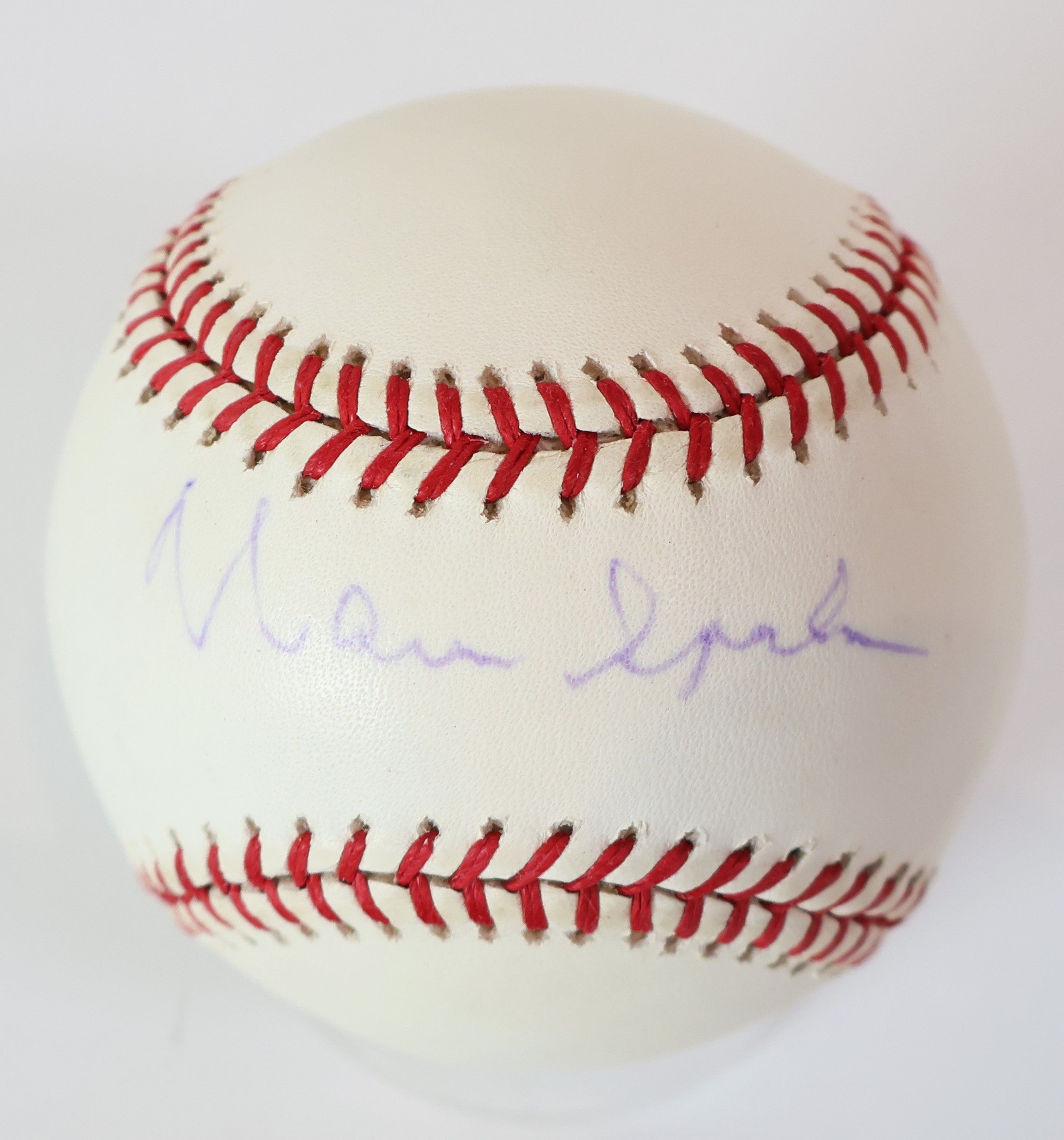 Warren Spahn Autographed Official Major League Baseball JSA COA