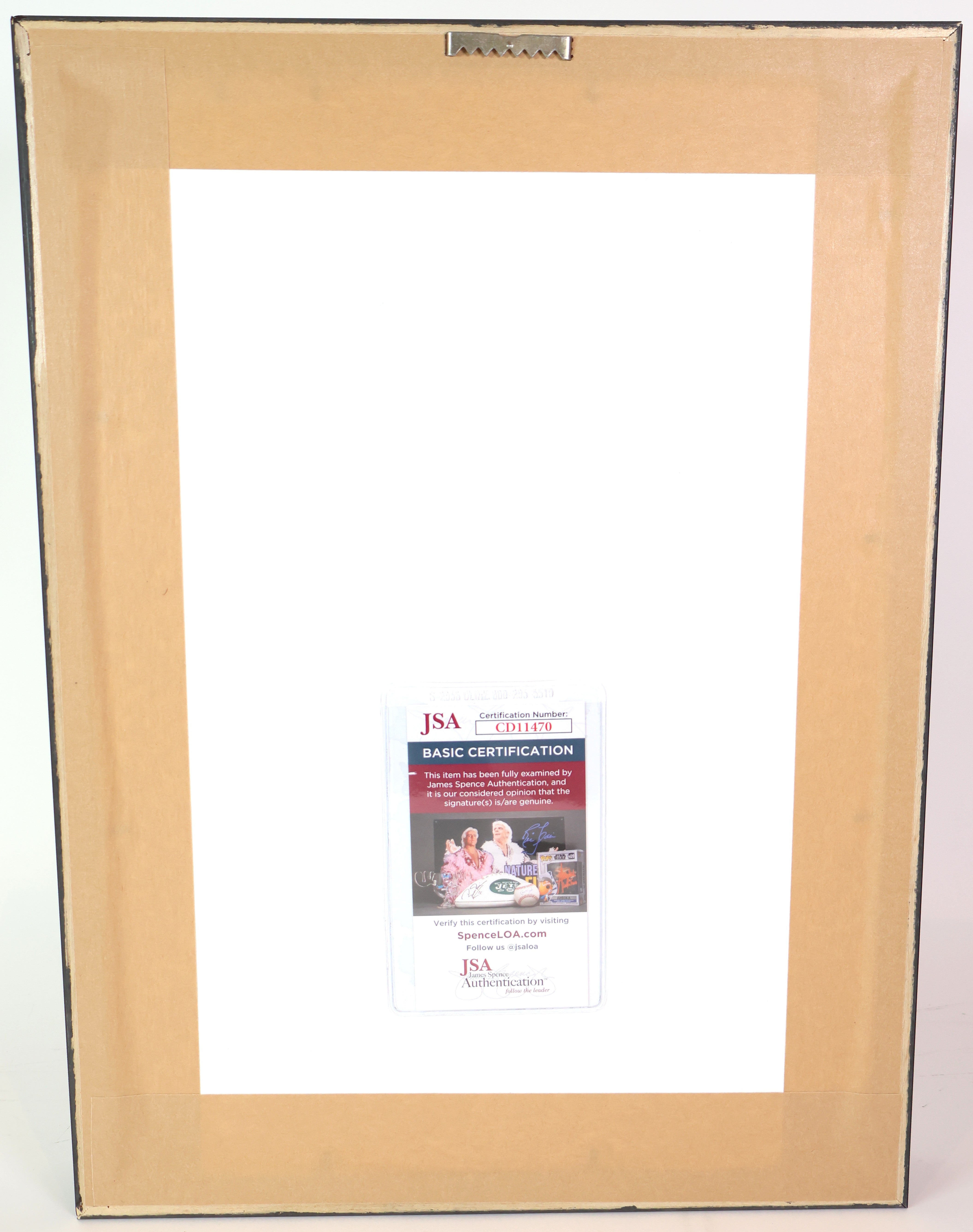 ED McCaffrey Autographed Framed 8X10 Photo JSA COA