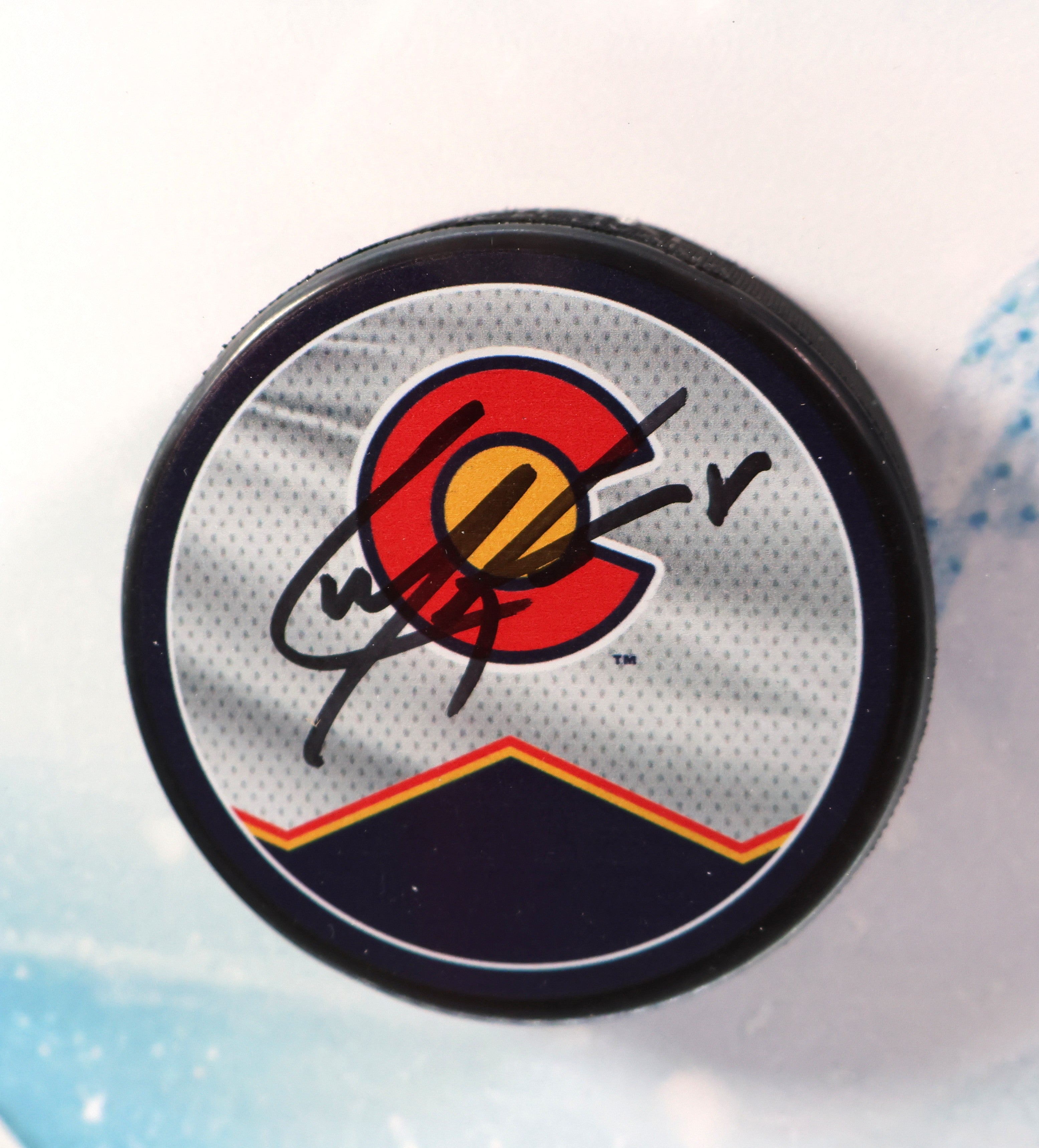 Cale Makar LED Lighted Shadowbox Autographed Colorado Flag Puck FANATICS COA