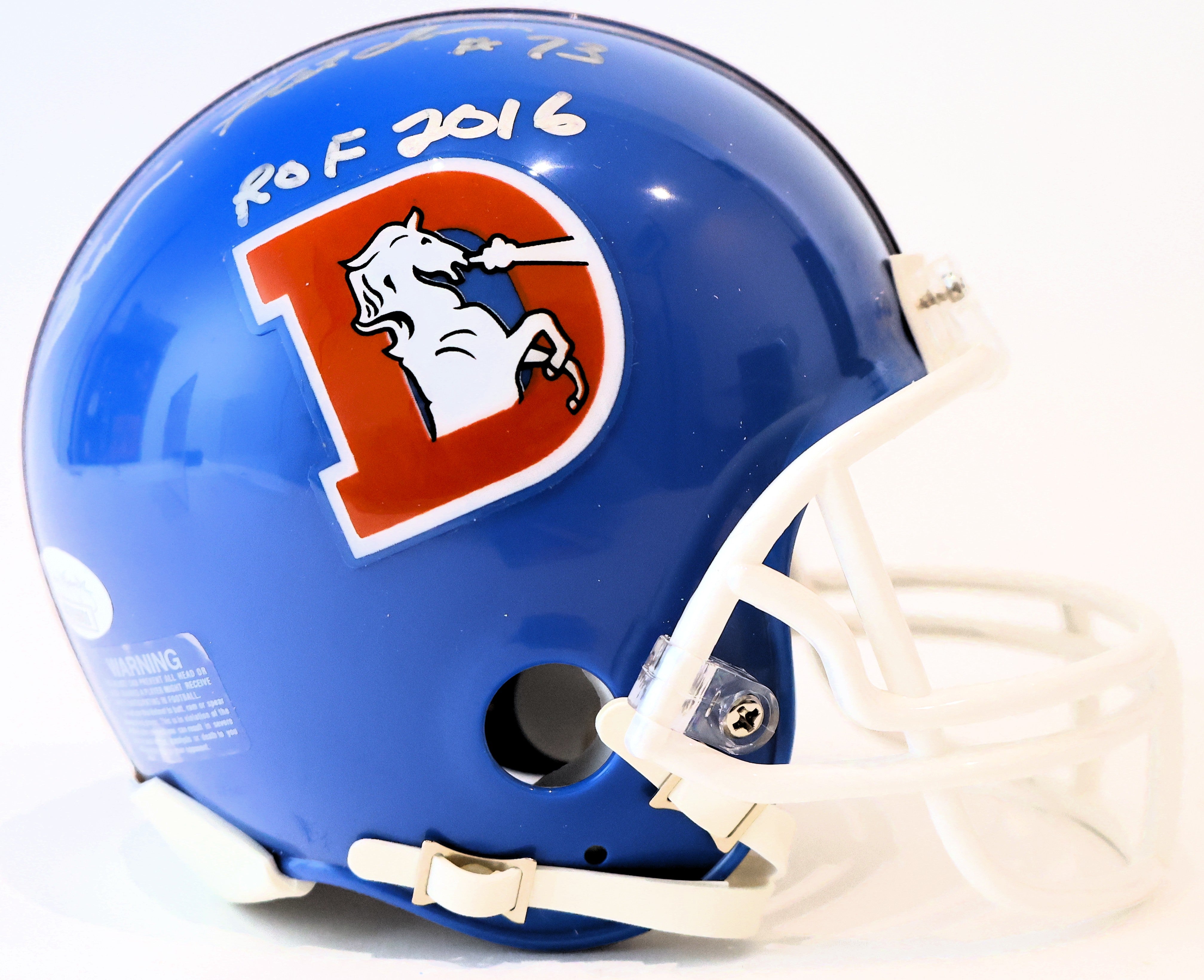 Simon Fletcher Autographed Mini Helmet Inscribed "ROF 2016" JSA COA