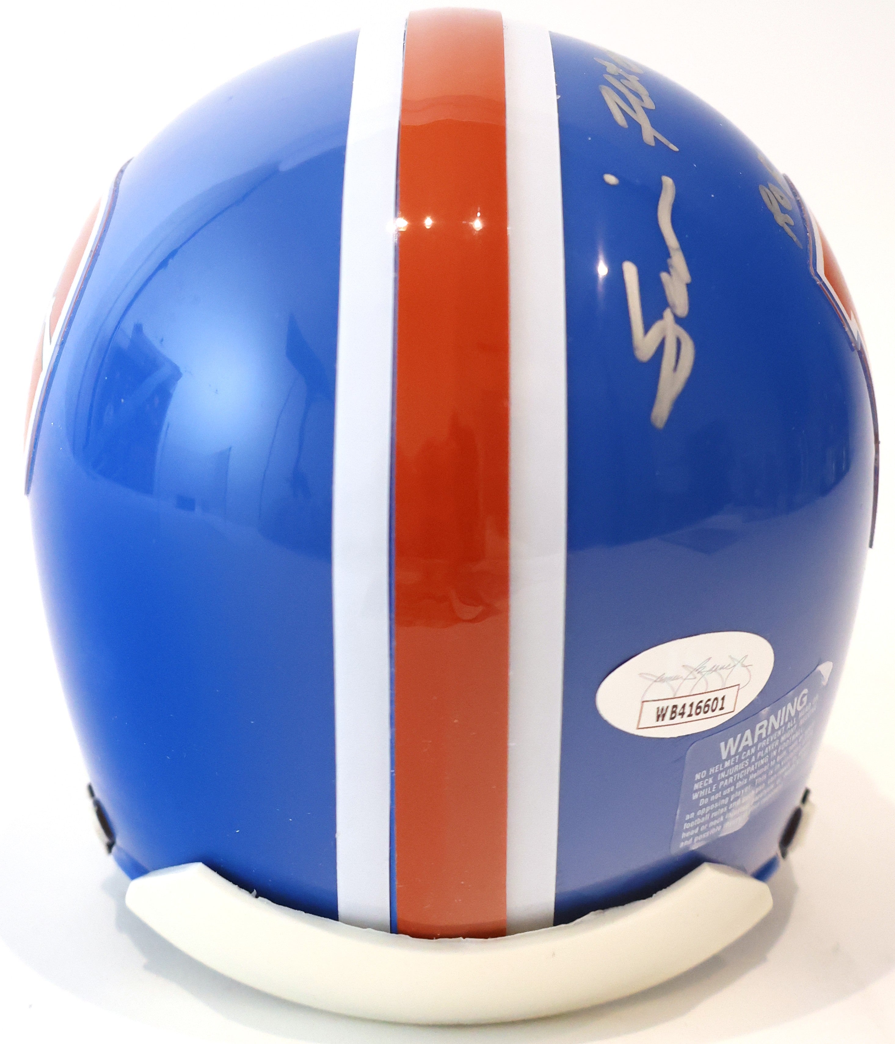 Simon Fletcher Autographed Mini Helmet Inscribed "ROF 2016" JSA COA