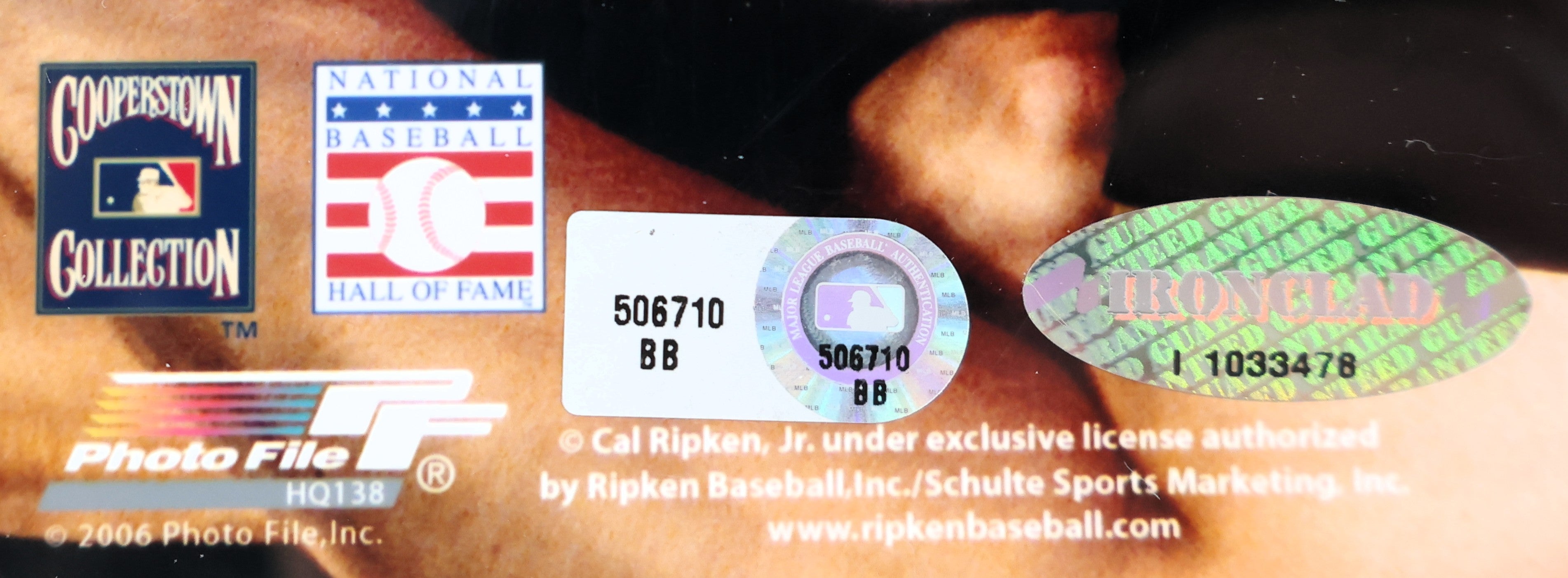 Cal Ripken Autographed/Inscribed "The Iron Man" 8x10 Framed Photo MLB COA