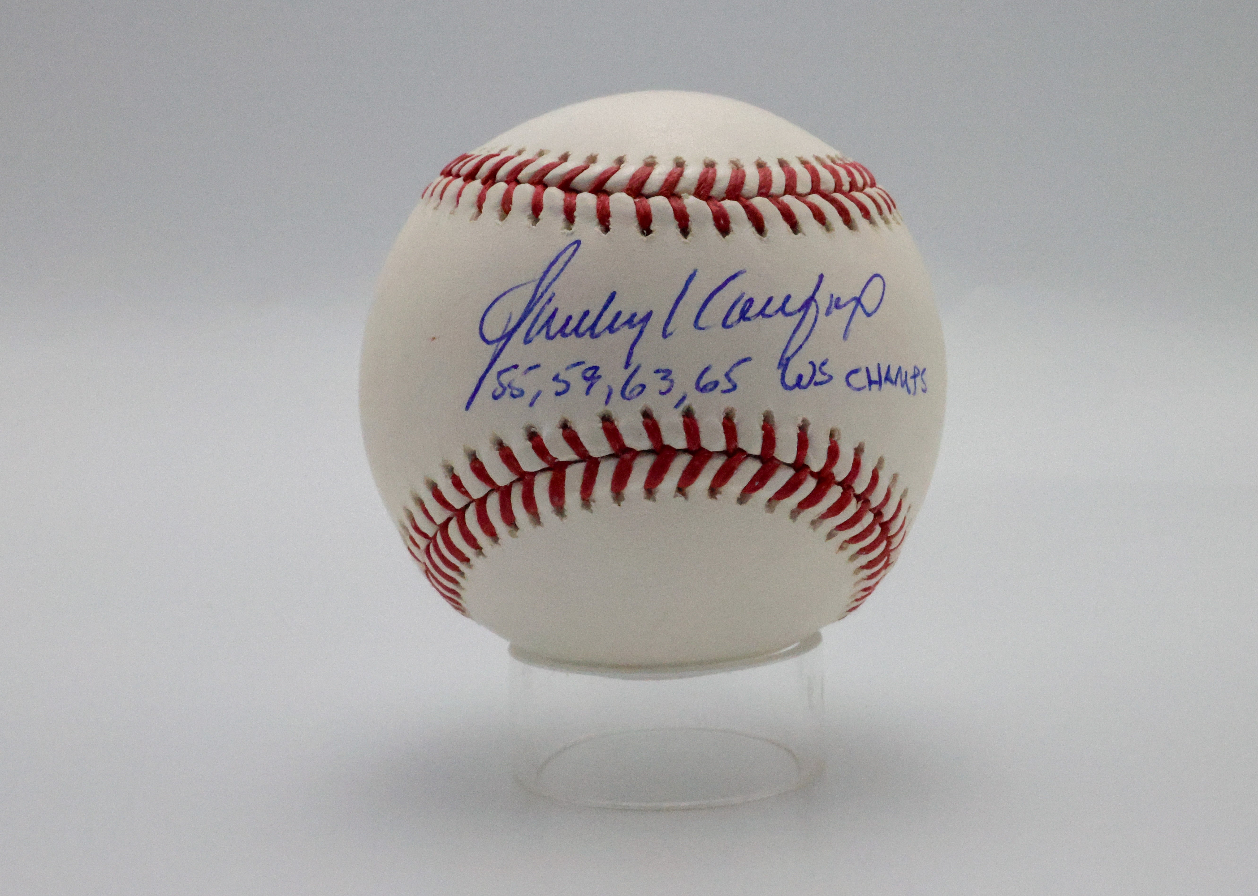 Sandy Koufax Autographed Los Angeles Dodgers Baseball Featuring Multiple Inscritpions