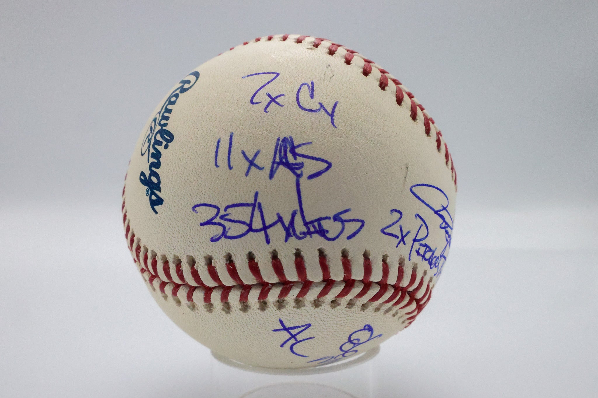 Rodger Clemens Autographed Baseball Five Inscriptions - Limited Edition