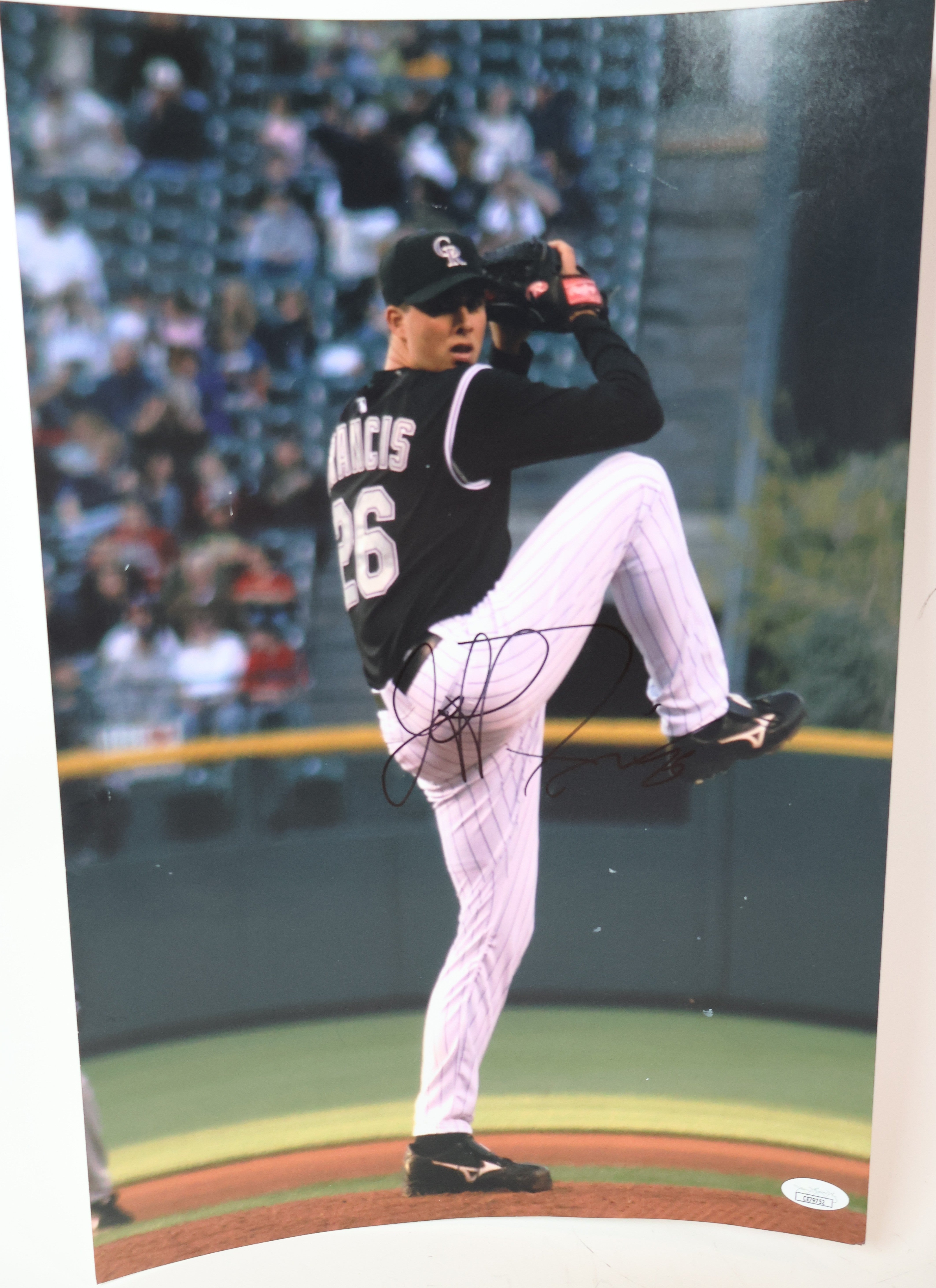 Matt Holliday Autographed 12"x18" Photo JSA COA