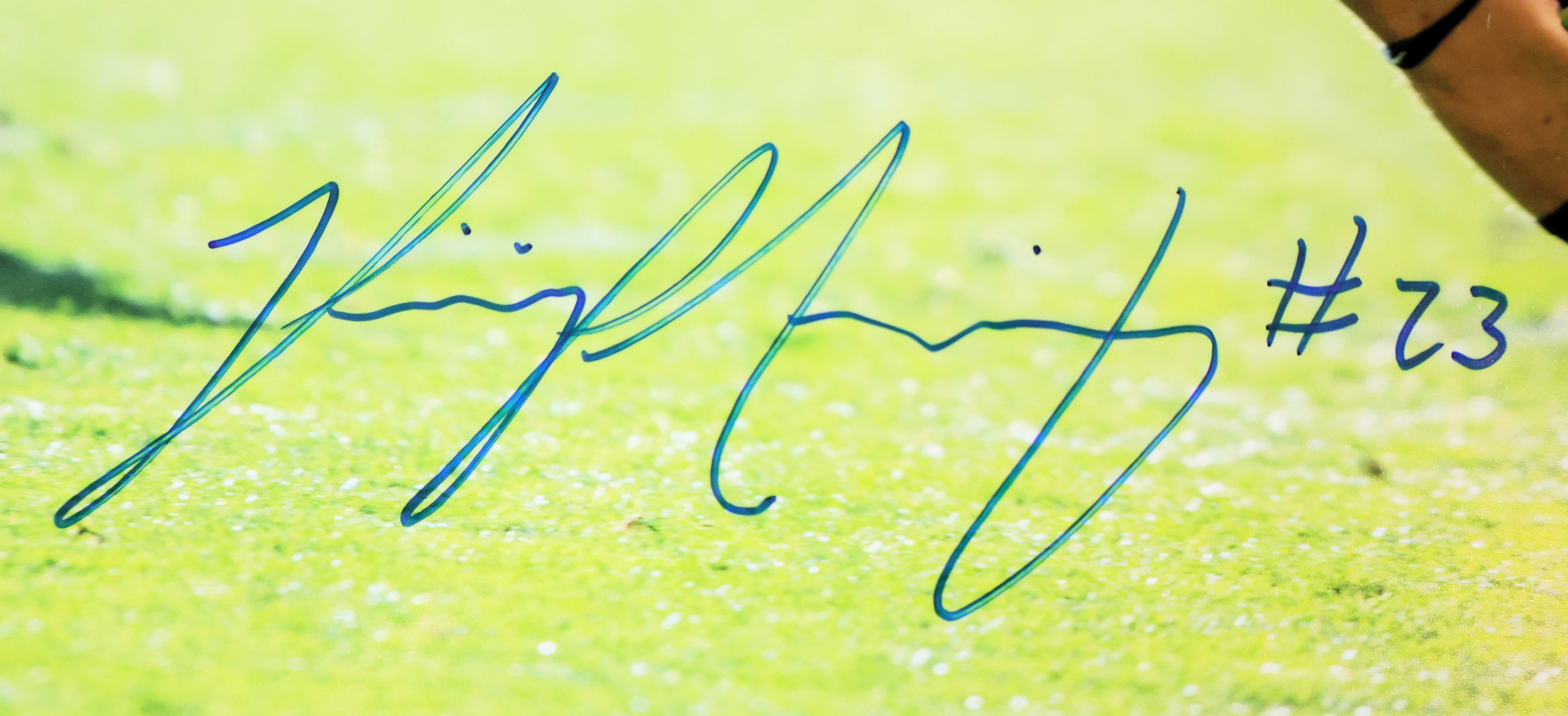 Phillip Lindsay Autographed 8x10 Photo JSA COA