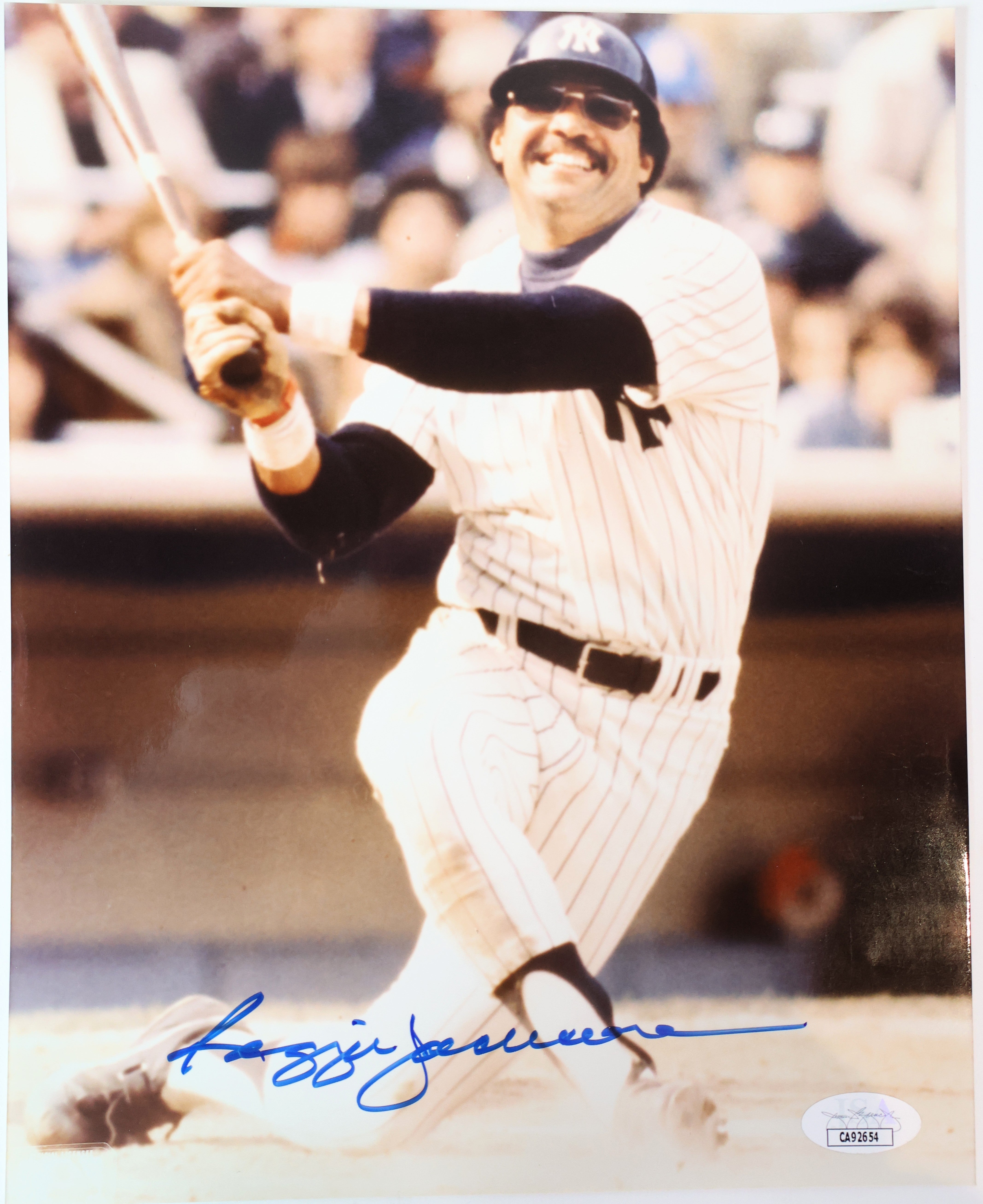 Reggie Jackson Autographed New York Yankees 8x10 Photo JSA COA