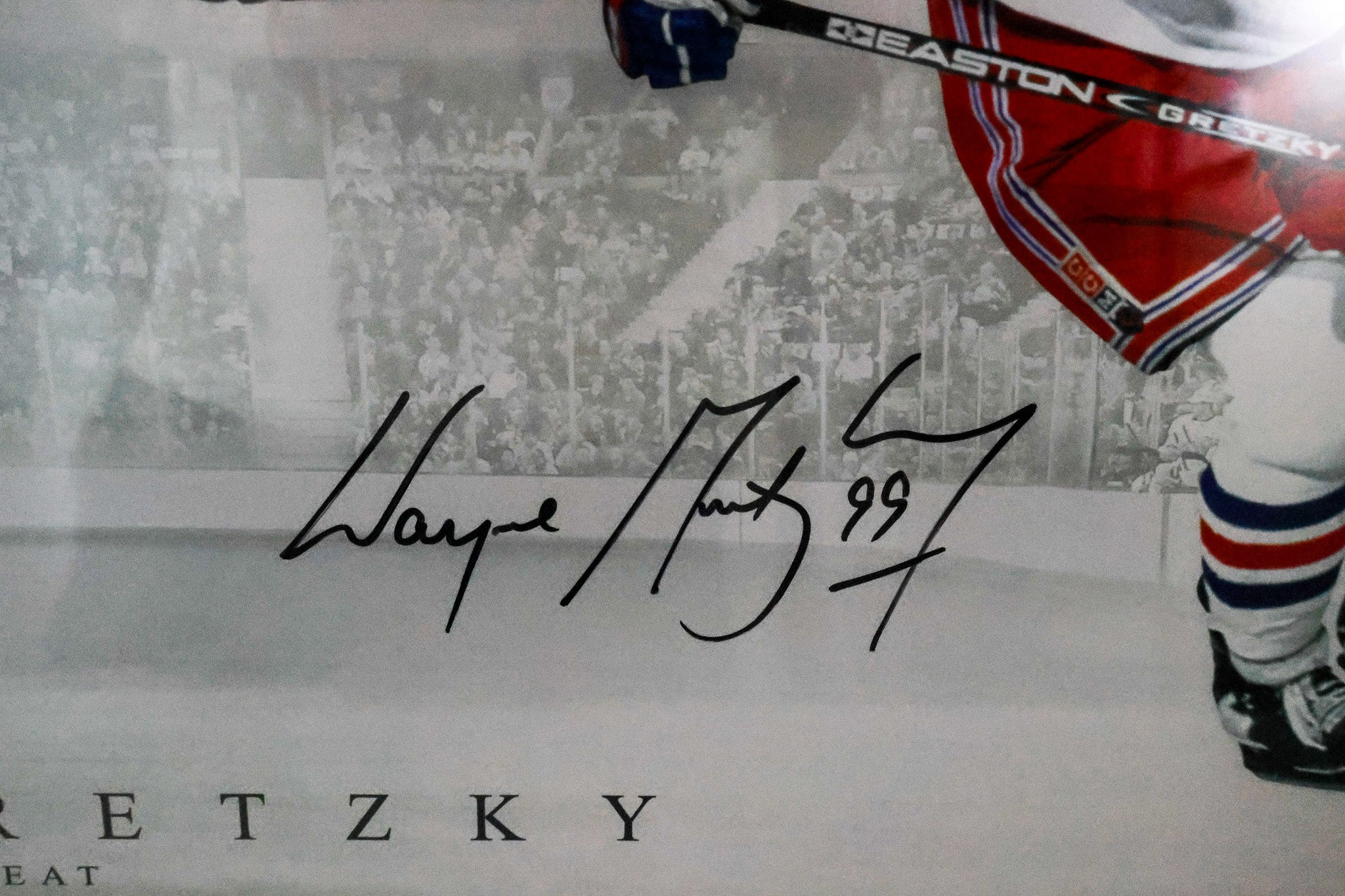 Wayne Gretzky autographed collage photo with deluxe frame Upper Deck COA